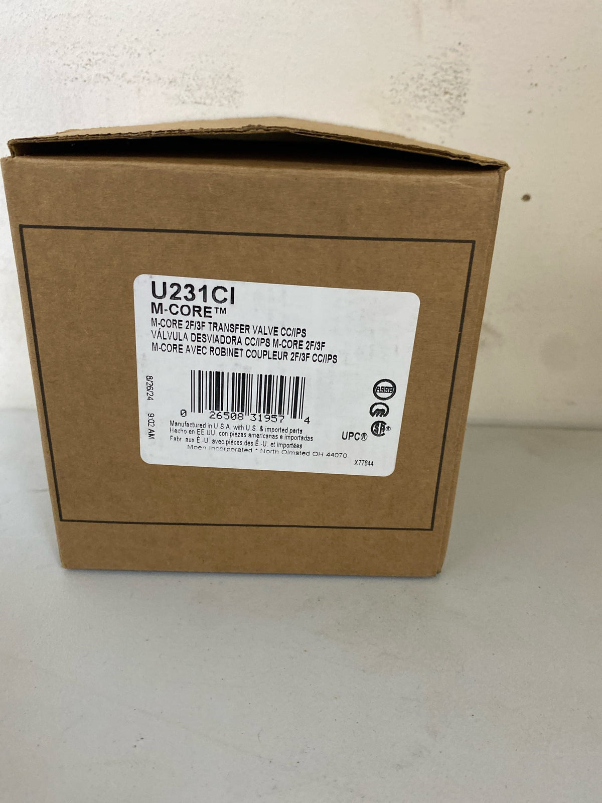Moen U231ci M-Core 2 Or 3 Function 1/2" Cc And Ips Diverter Valve