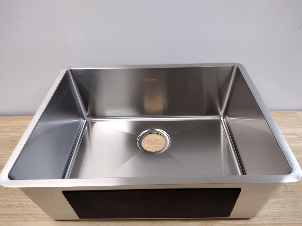 Elkay HDU24189F Crosstown Undermount Stainless Steel 24 in. Single Bowl Kitchen Sink