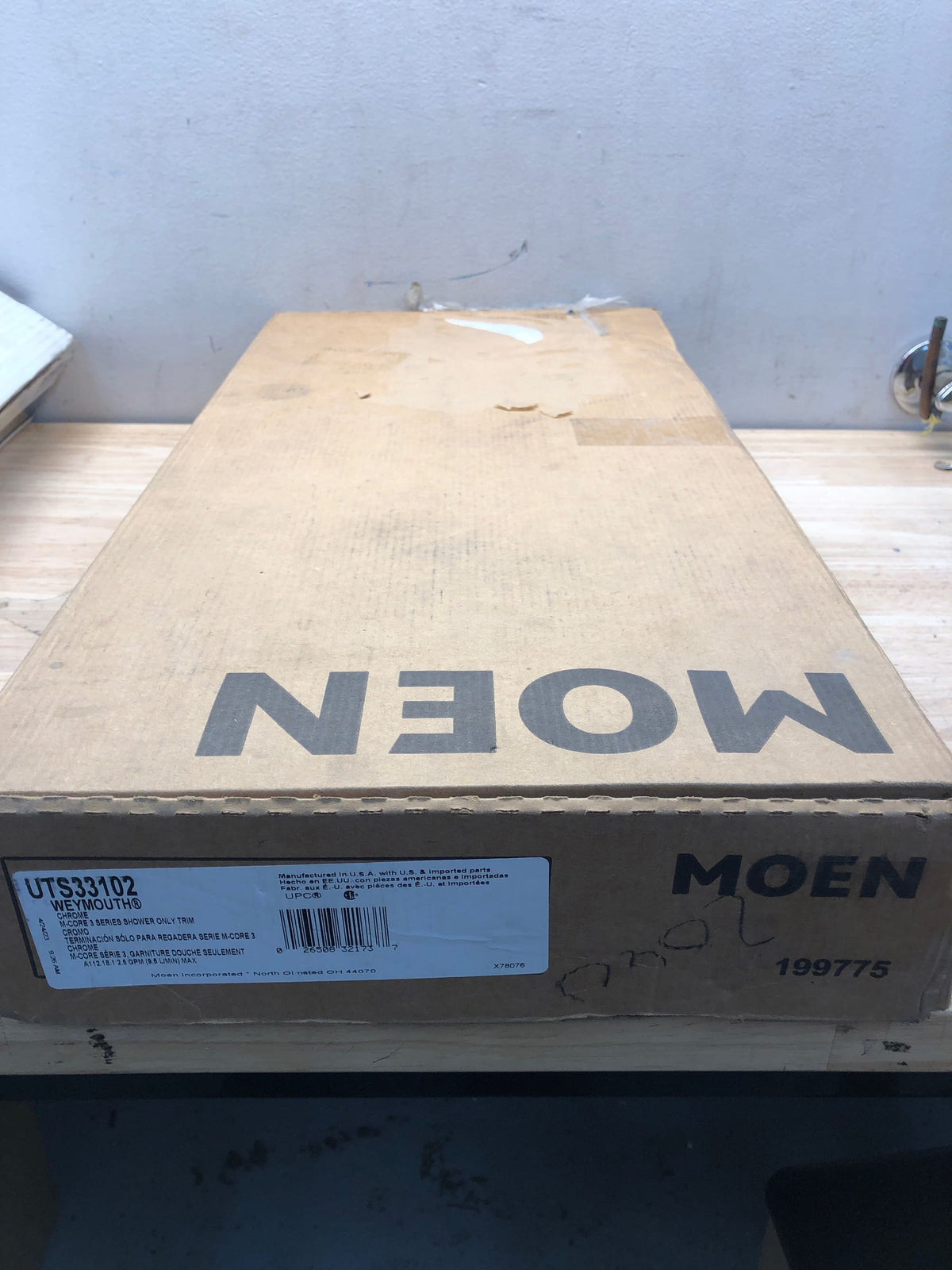 Moen UTS33102 Weymouth Multi Function Pressure Balanced Valve Trim Only with Single Lever Handle - Chrome