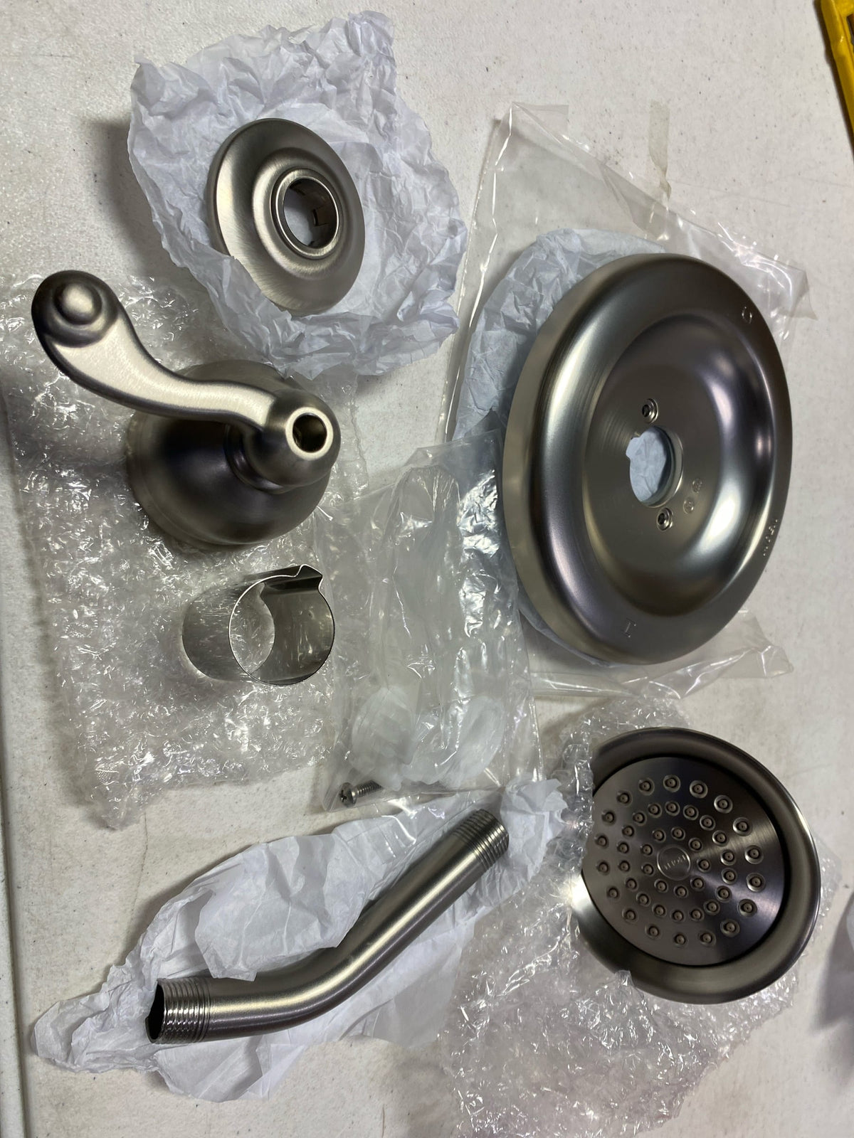 Moen T2122EPSRN Traditional Single Handle Pressure Balanced Shower Trim - Less Valve - Spot Resist Brushed Nickel
