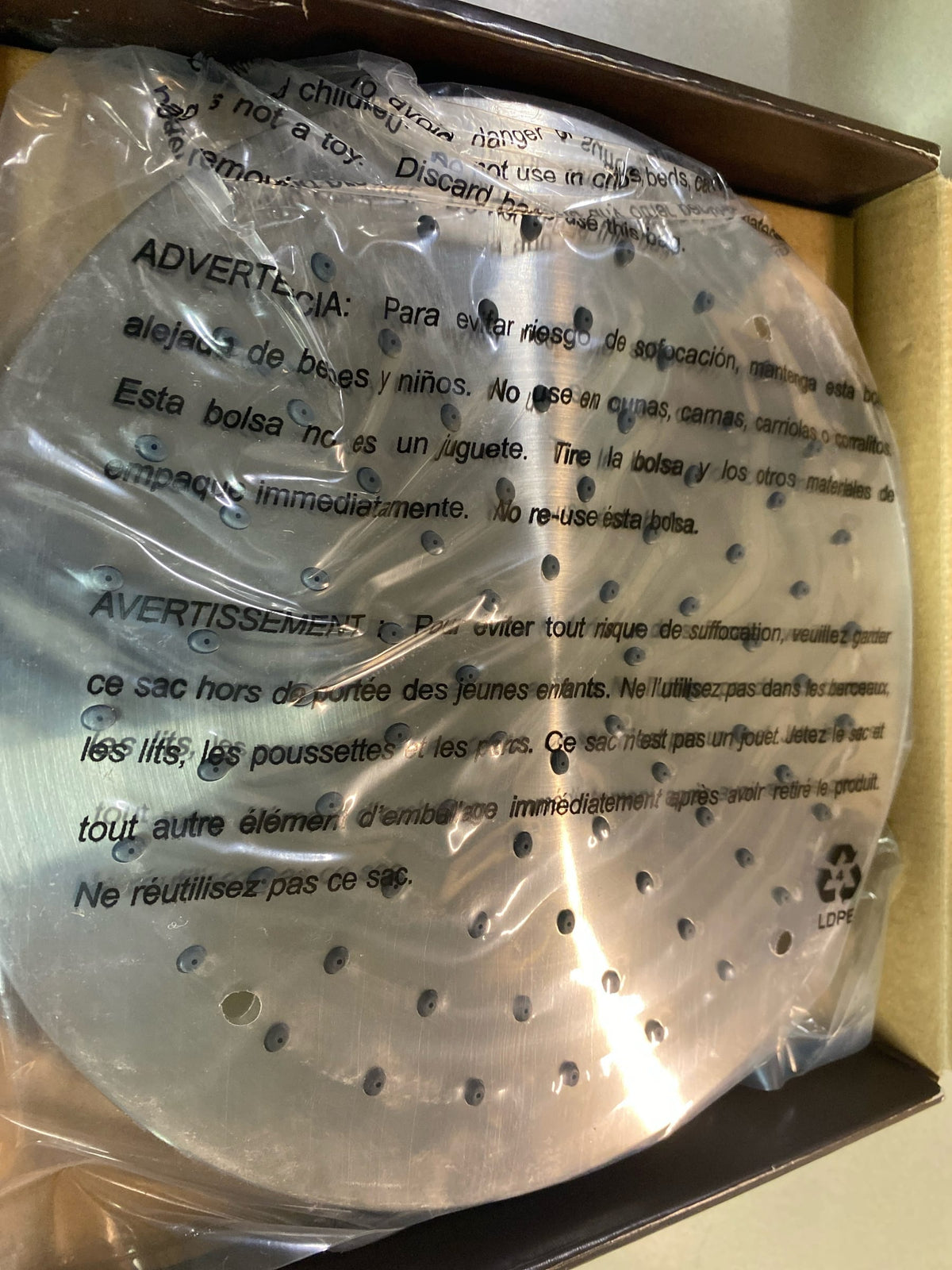 Signature Hardware 449720 1.8 GPM 8" Wide Modern Round Rain Shower Head - Brushed Nickel