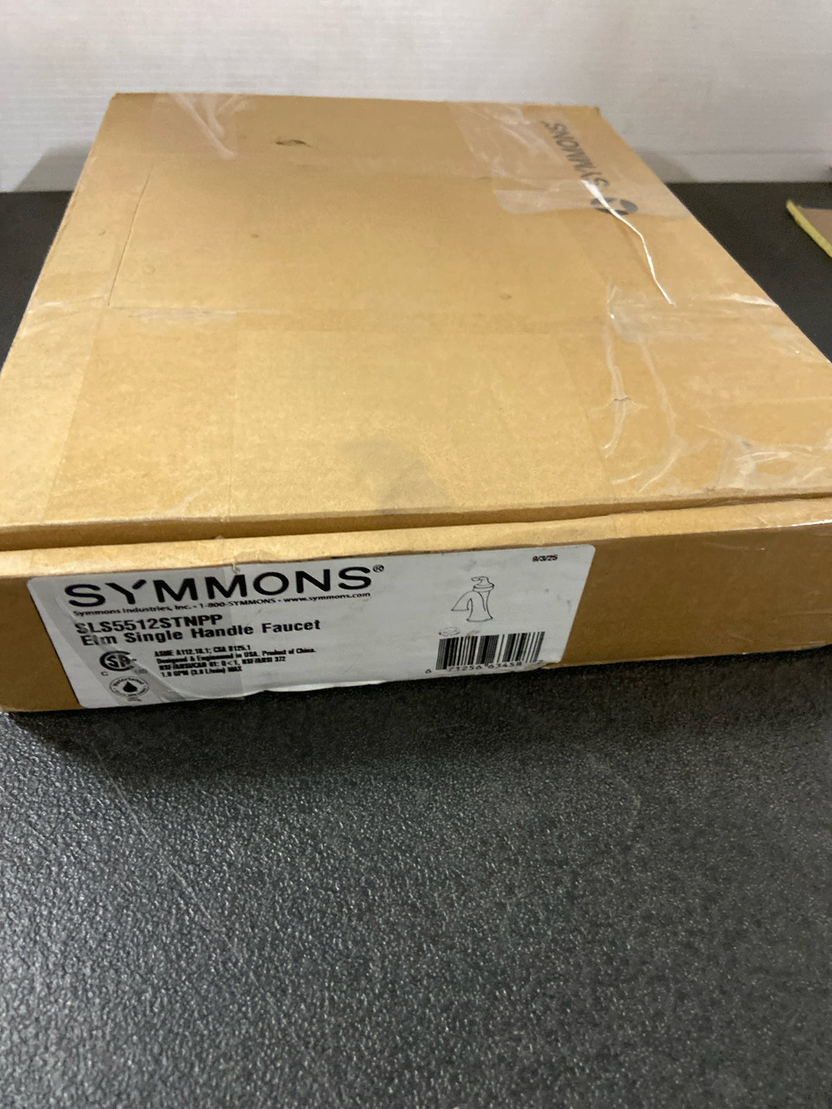 Symmons Elm Single-Handle Bathroom Faucet with Push Pop Drain