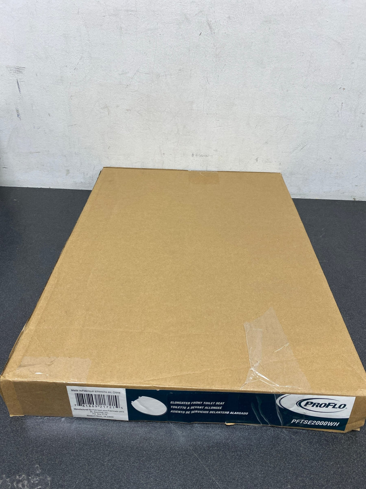 PROFLO PFTSE2000WH Elongated Closed-Front Toilet Seat and Lid - White