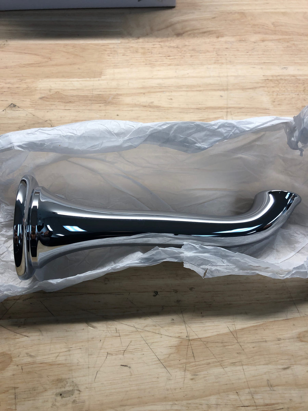 Kohler K-72791-CP Artifacts Non Diverter Wall Mounted Tub Spout with Flare Design - Polished Chrome