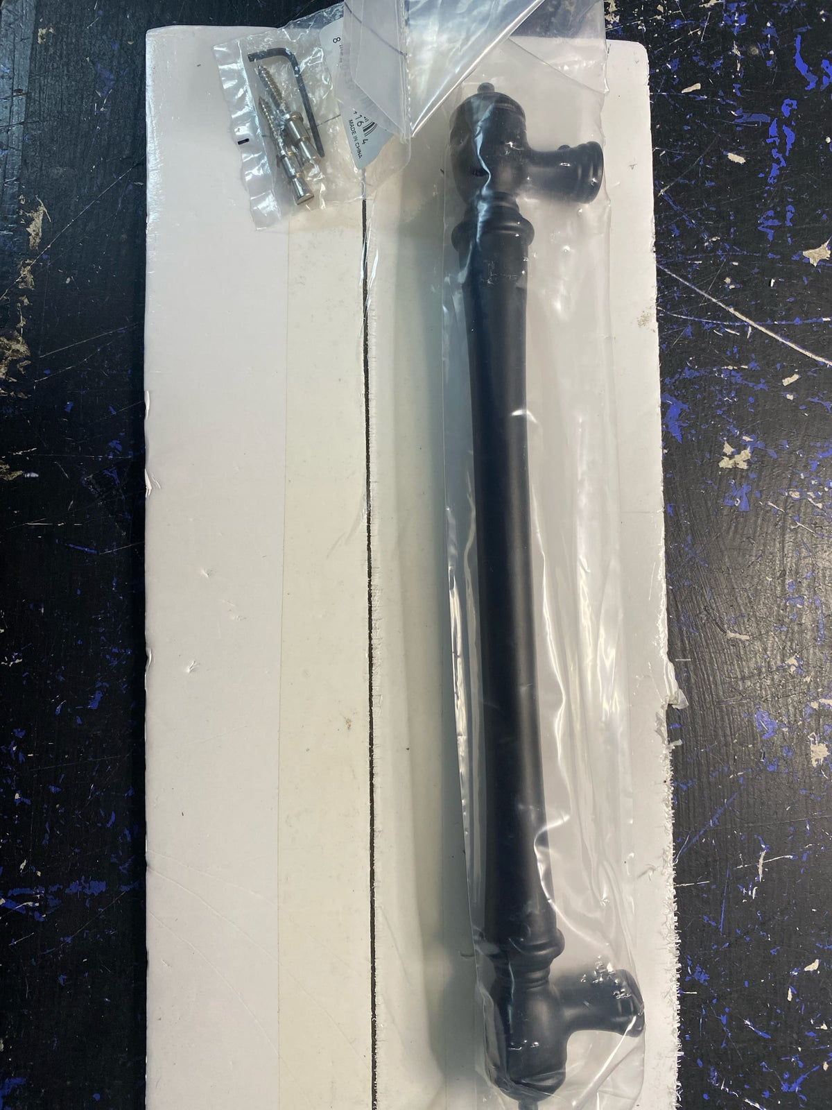 Emtek CS86343US19 Spindle 12 Inch Center to Center Bar Appliance Pull - Flat Black