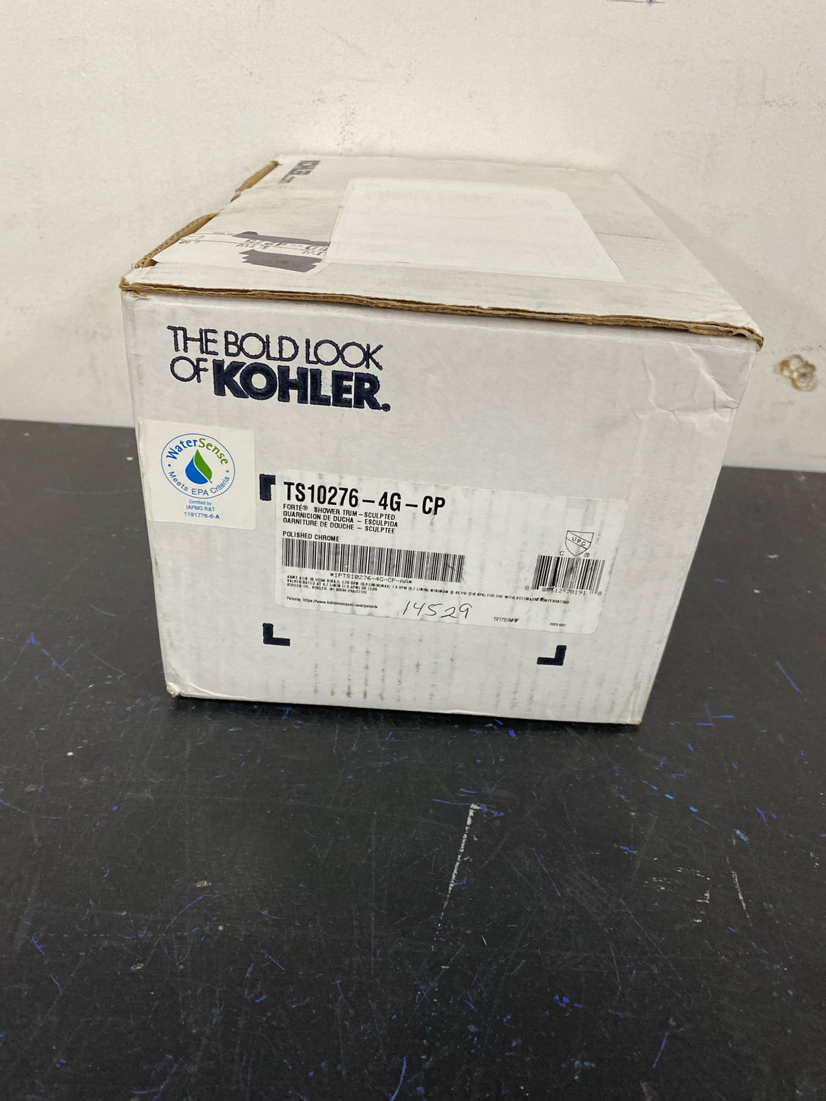 KOHLER Forté Sculpted Rite-temp Shower Trim with 1.75 Gpm Showerhead