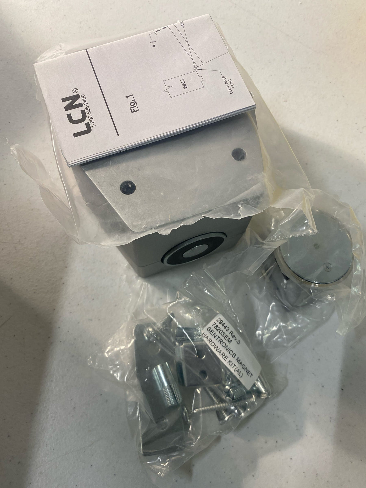 Floor Mounted Door Holding Magnet - SEM-7820 Easy Release Mechanism