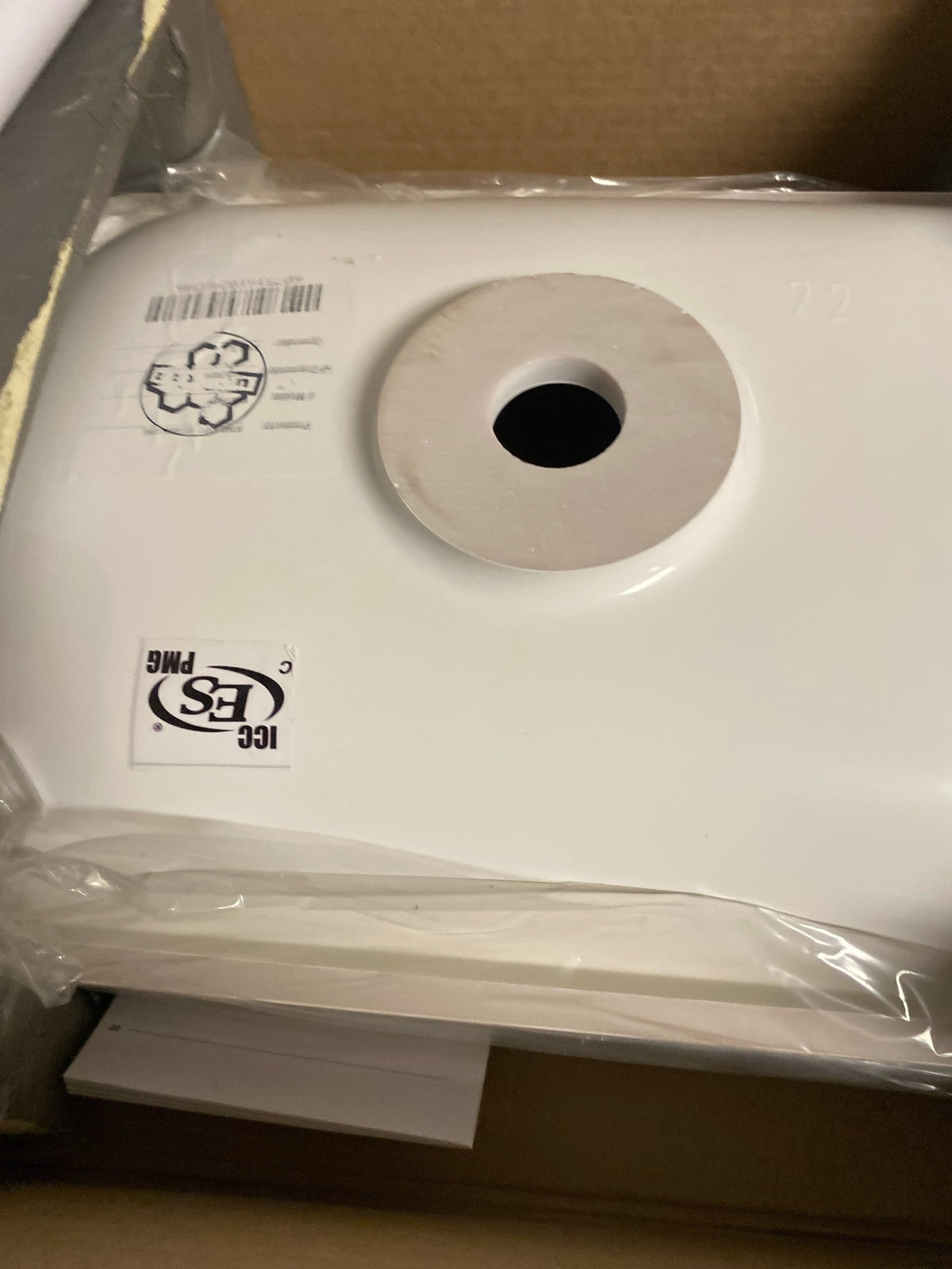 Signature Hardware SHREV300WH Resser 22" Solid Surface Drop In Bathroom Sink - White