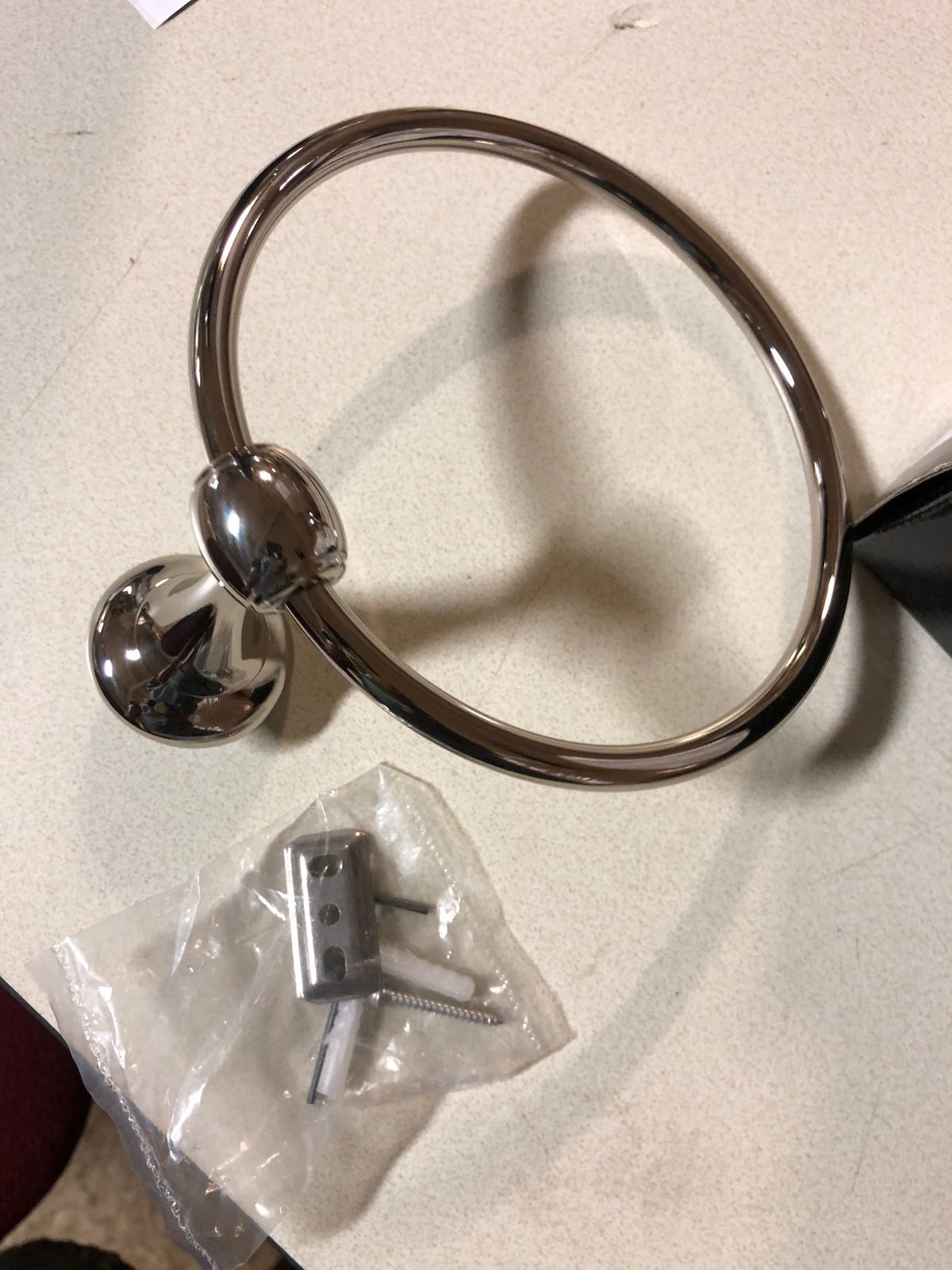 Alno A6640-PN Royale 6" Diameter Traditional Solid Brass Bathroom Towel Ring - Polished Nickel