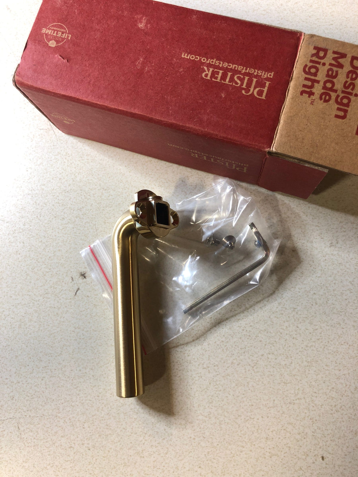 Pfister HHL-GTTNTBG Tenet Faucet Lever Handle - Gold