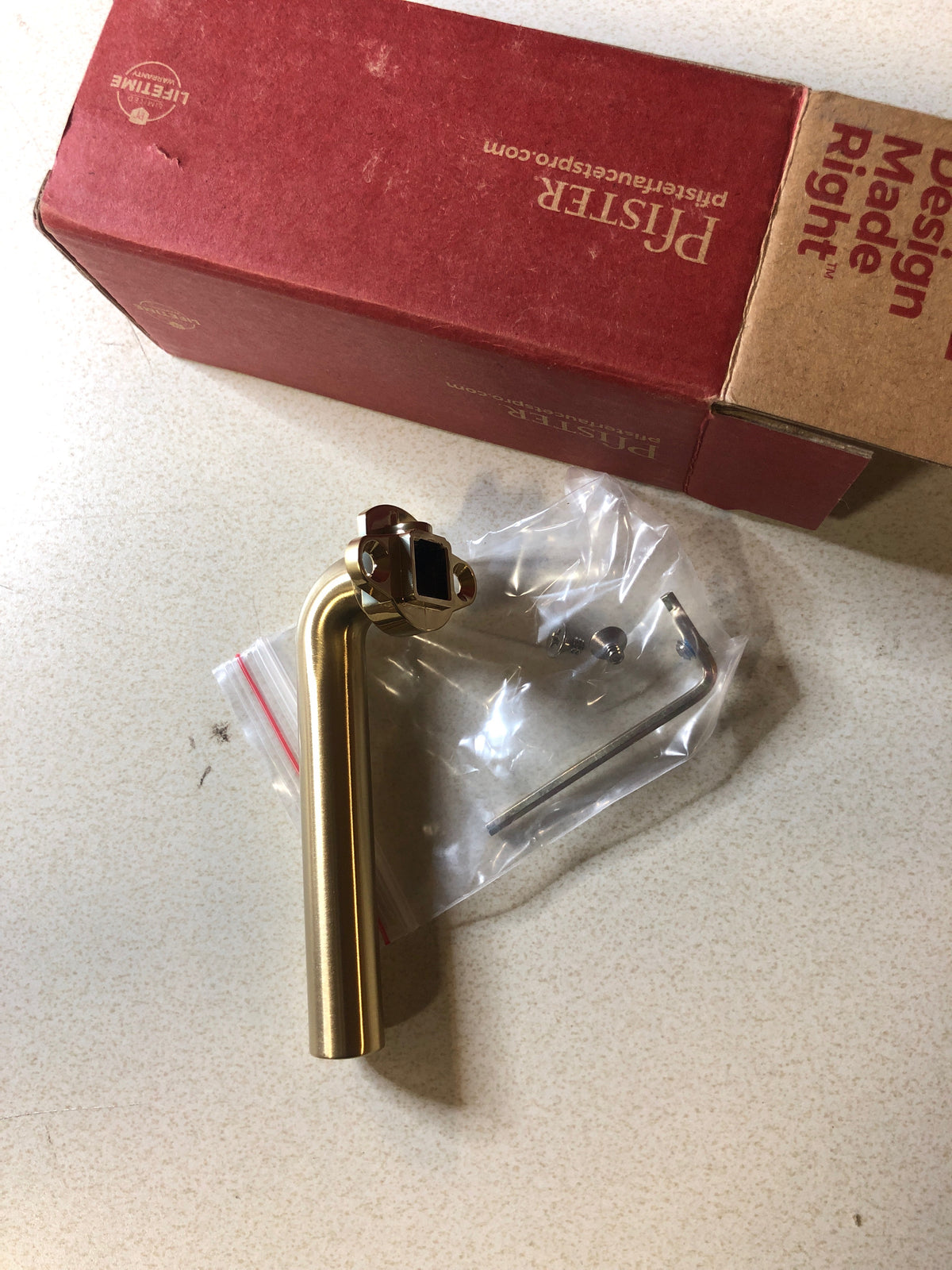 Pfister HHL-GTTNTBG Tenet Faucet Lever Handle - Gold