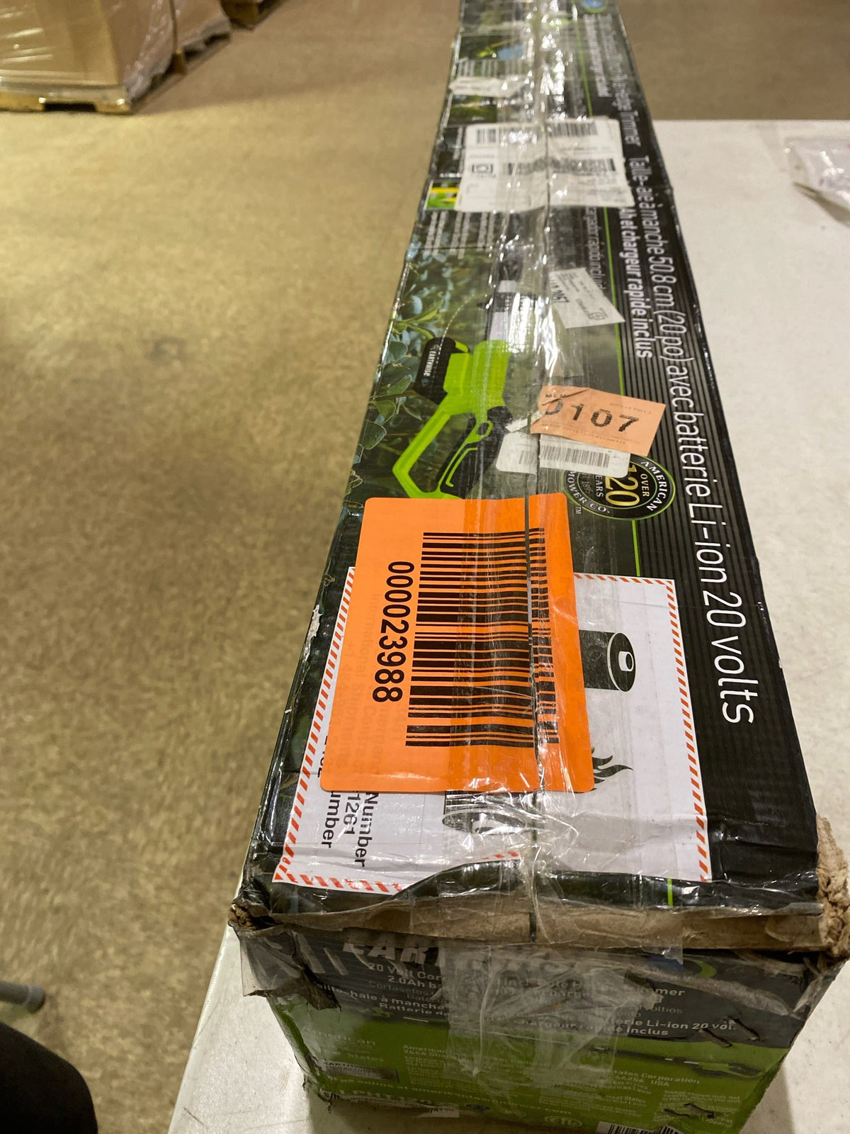 Earthwise LPHT12022 Volt 20-Inch Cordless Pole Hedge Trimmer, 20 inch, 2.0AH Battery & Fast Charger included