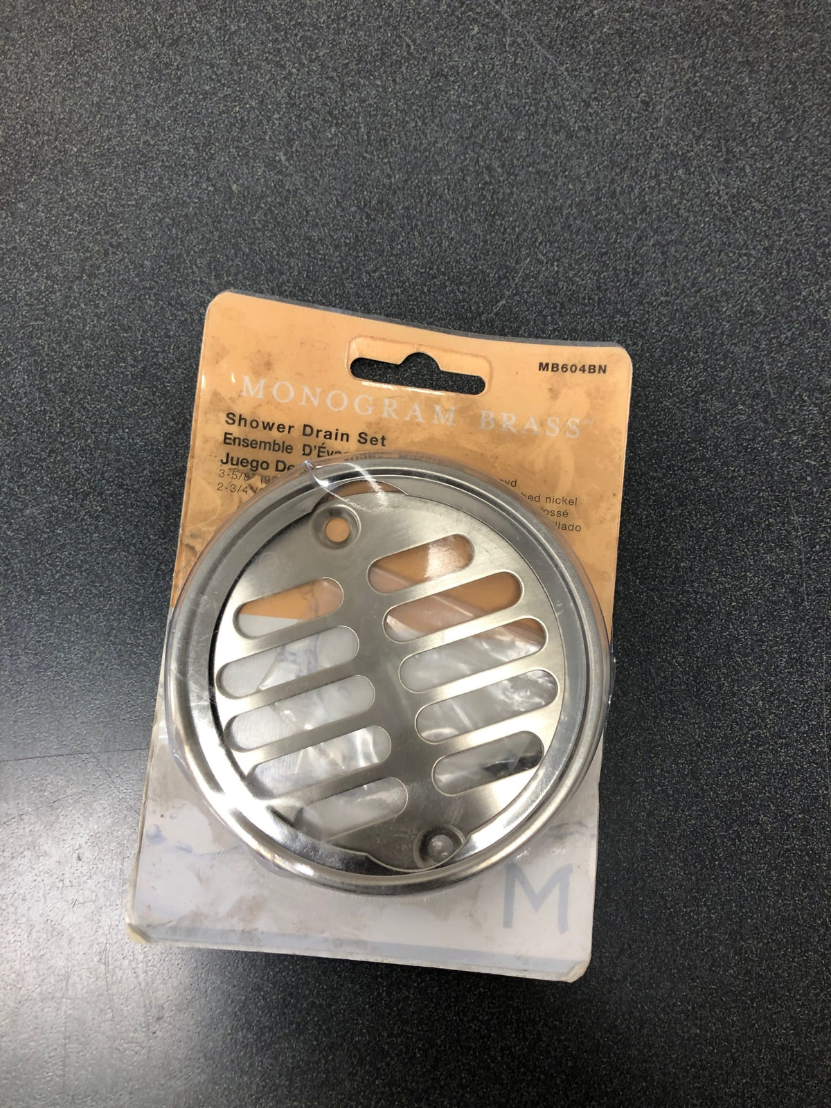 Monogram Brass MB604BN Monogram Brass MB-SDC-600 Decorative 3-5/8" Shower Strainer Round Set