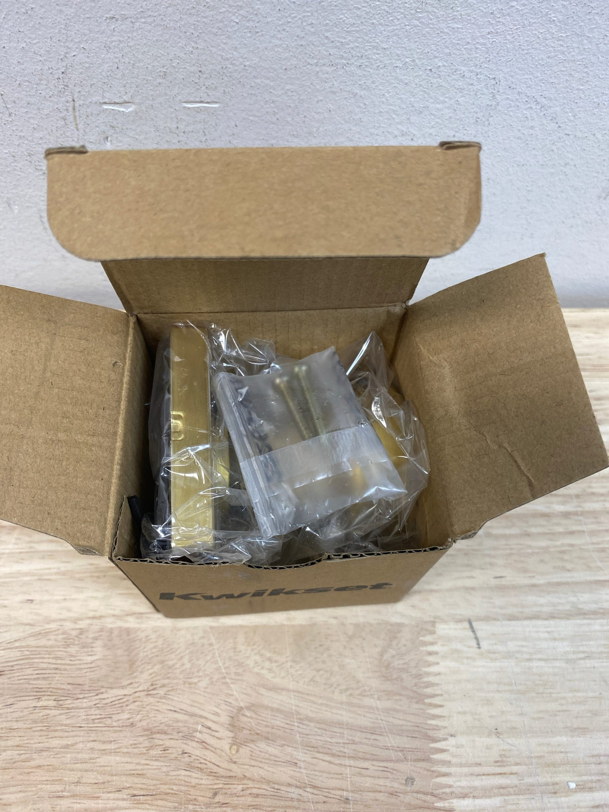 Kwikset 788PSKSQT-4 Pismo Reversible Non-Turning One-Sided Dummy Door Knob - Satin Brass