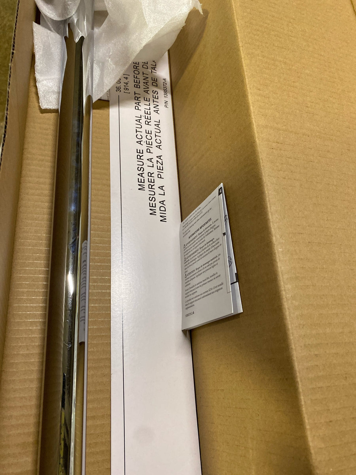 Kohler 25157-CP Artifacts 36 in. Grab Bar in Polished Chrome