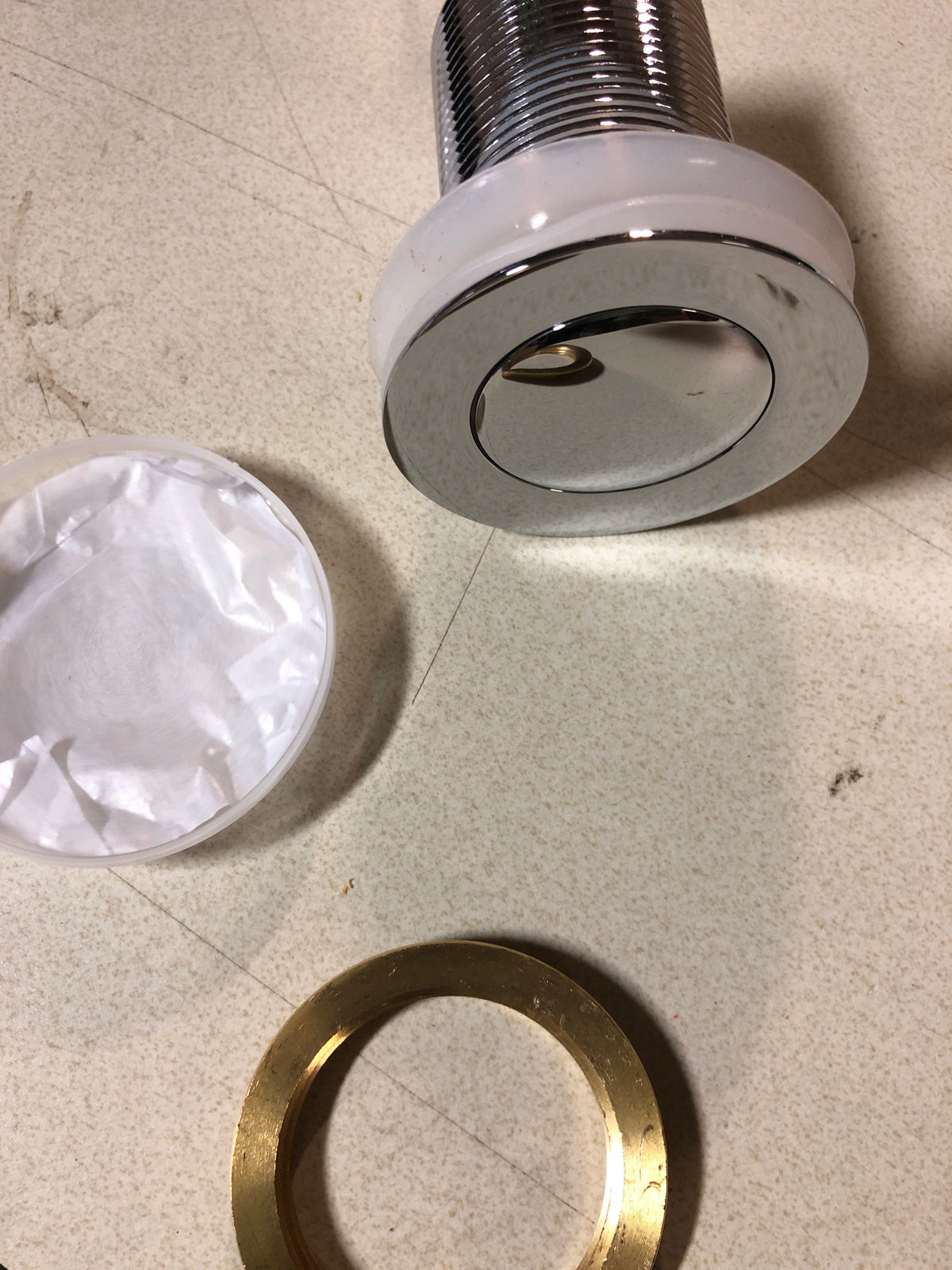 Wyndham Collection WC-BT-DRAIN-UNI-SQ-BN Drain Assembly Wyndham Tubs - Brushed Nickel