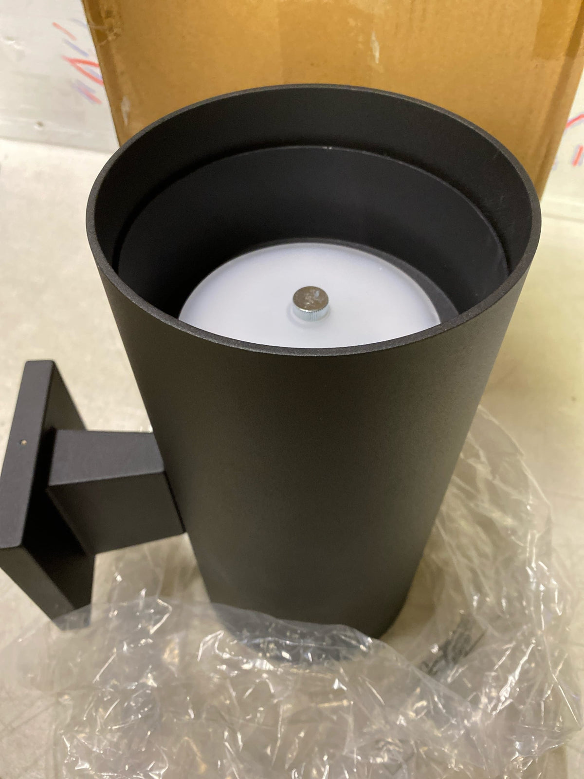 Progress Lighting P5641-31/30K Cylinder 12" Tall LED Outdoor Wall Sconce - Black