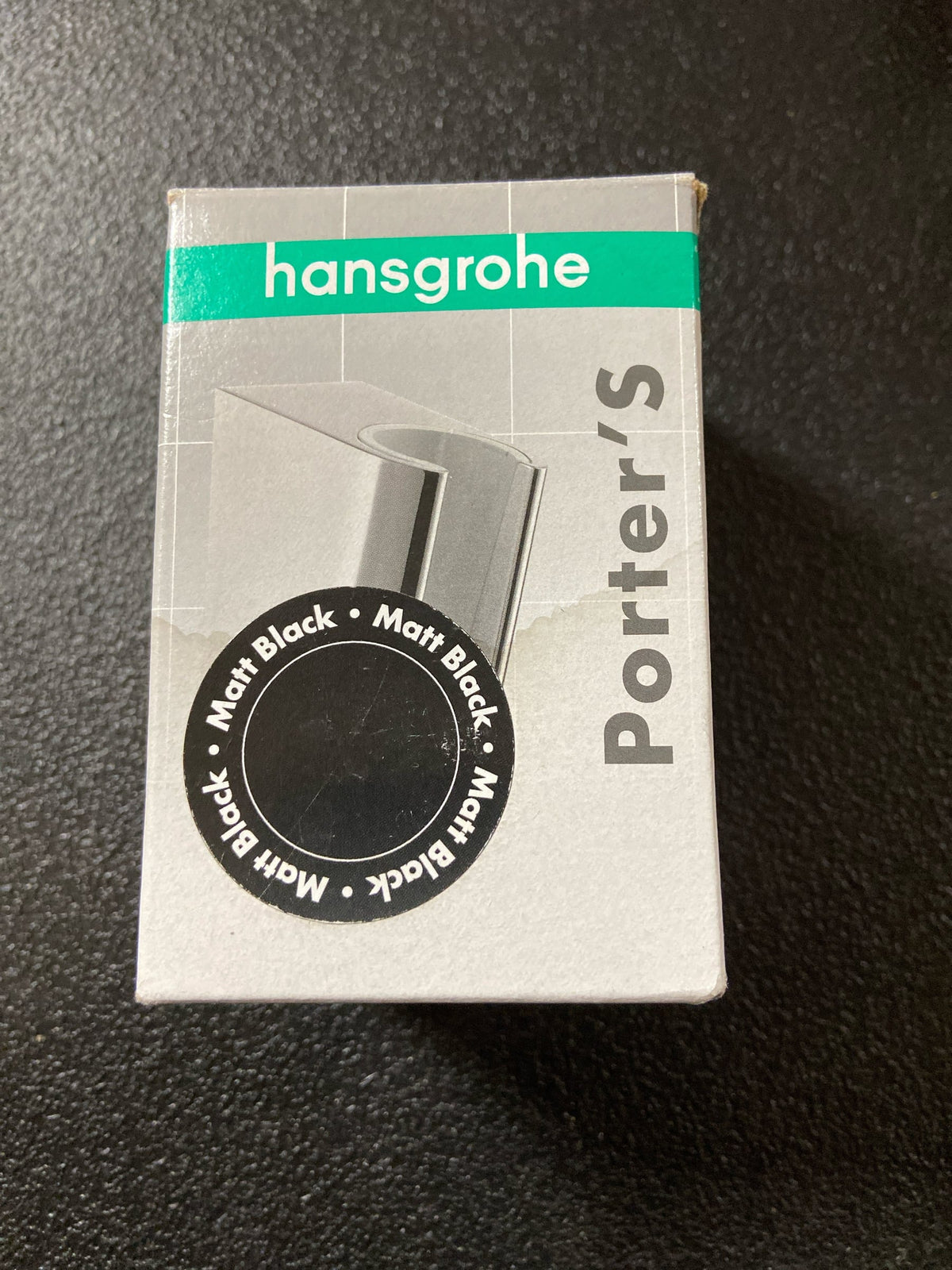 hansgrohe Handheld Shower Head Holder in Matte Black, 28331670