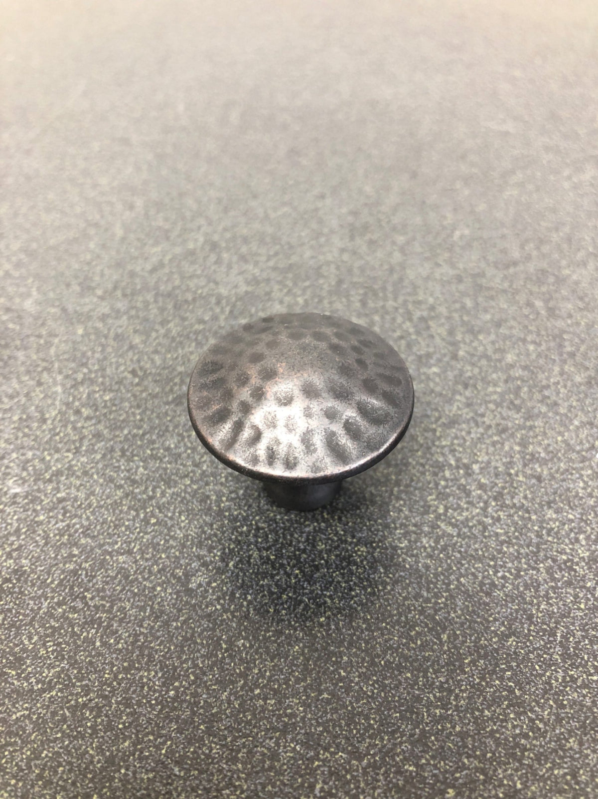 Hickory Hardware P2170-BI Craftsman 1-1/4 Inch Mushroom Cabinet Knob - Black Iron