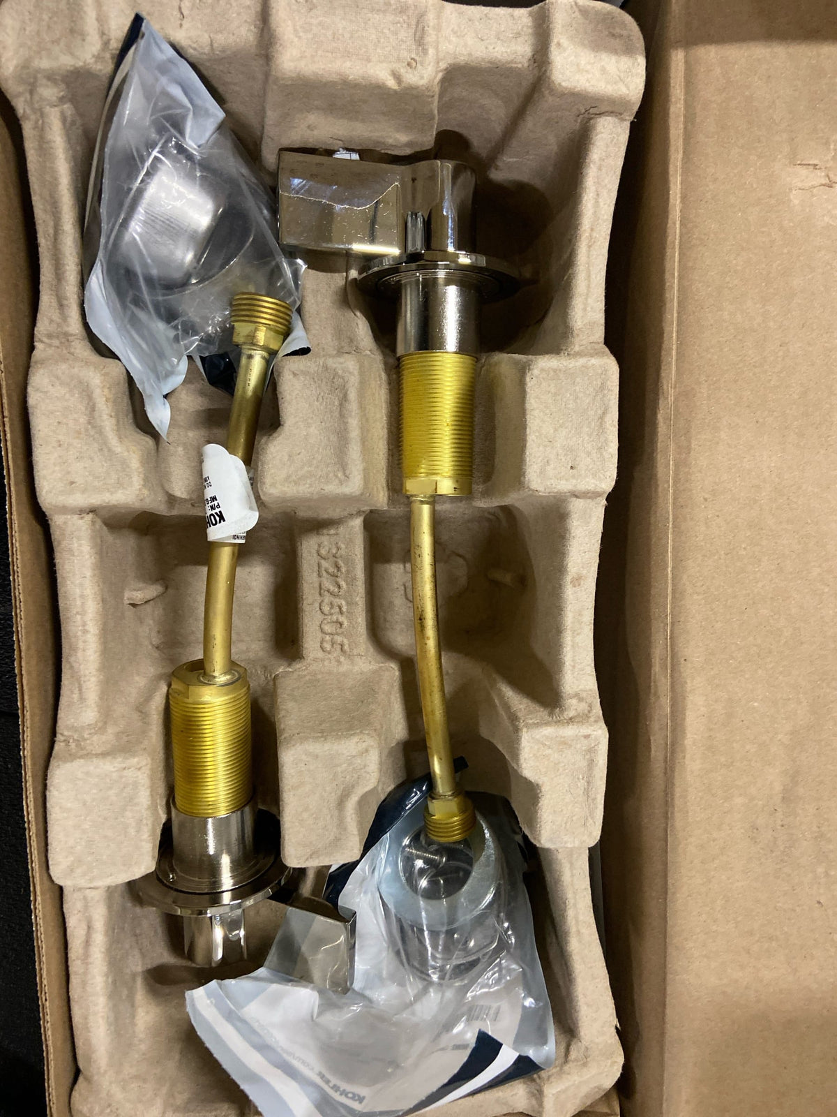 Kohler K-77974-4-SN Components Lever Handles for Bathroom Faucet - Vibrant Polished Nickel