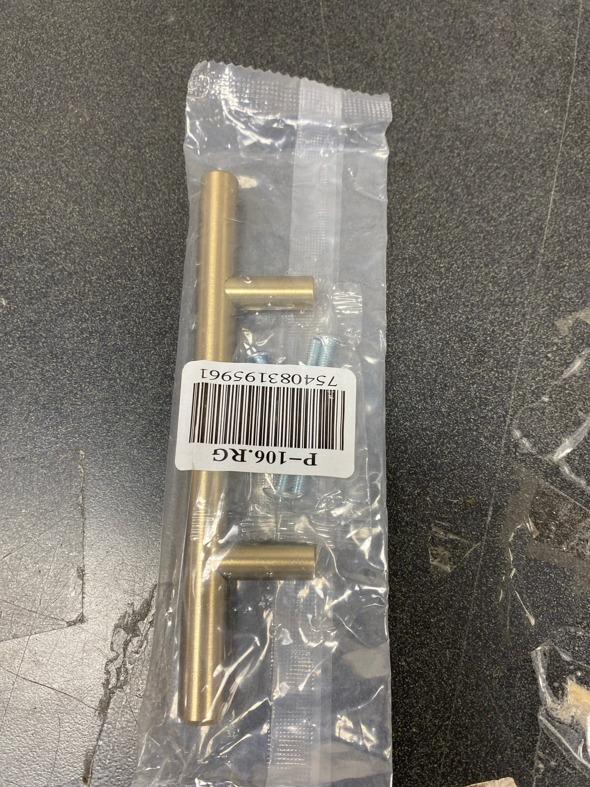 6" Bar Cabinet Pull with 3" Center to Center Rose Gold Finish