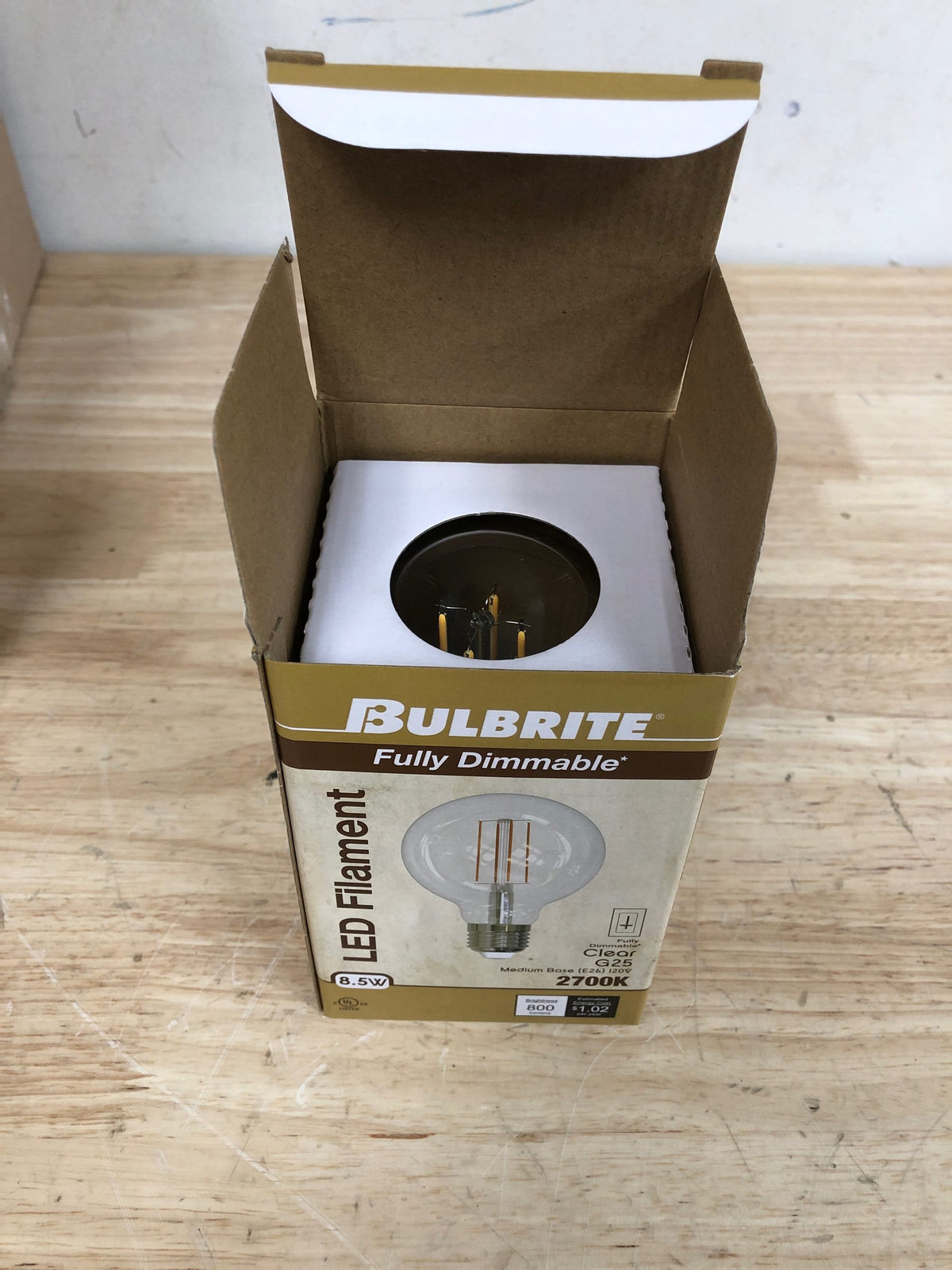 Bulbrite 776749 - LED8G25/27K/FIL/4/JA8 G25 Globe LED Light Bulb