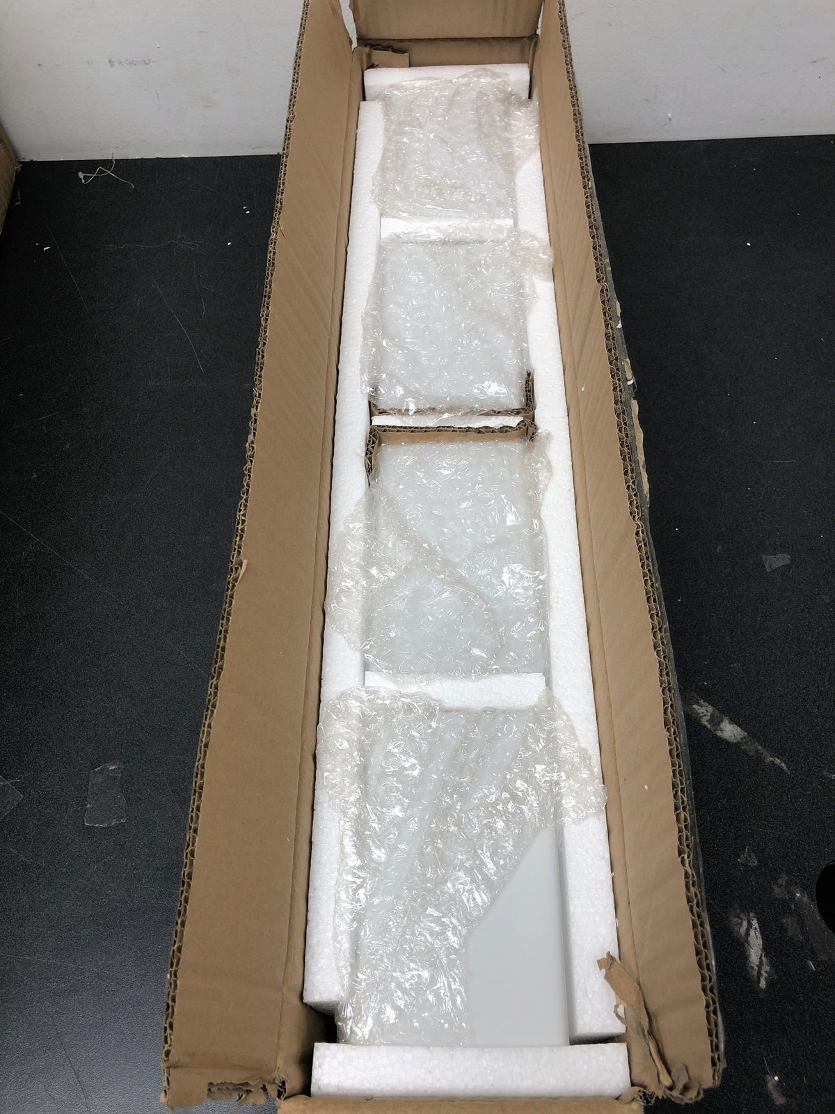 Progress Lighting P2196-15 Metric 4 Light 31" Vanity Light with Patterned/Etched Glass - Polished Chrome