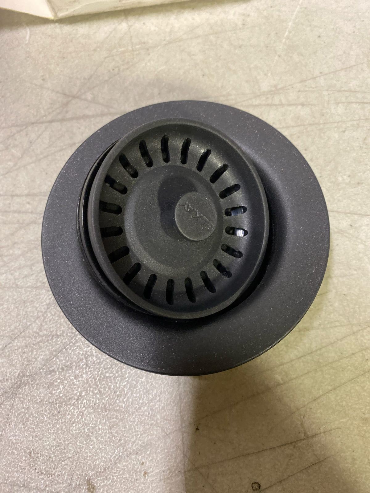 Elkay Polymer Disposer Fitting for 3-1/2 in. Sink Drain Opening in Black-LKQD35BK