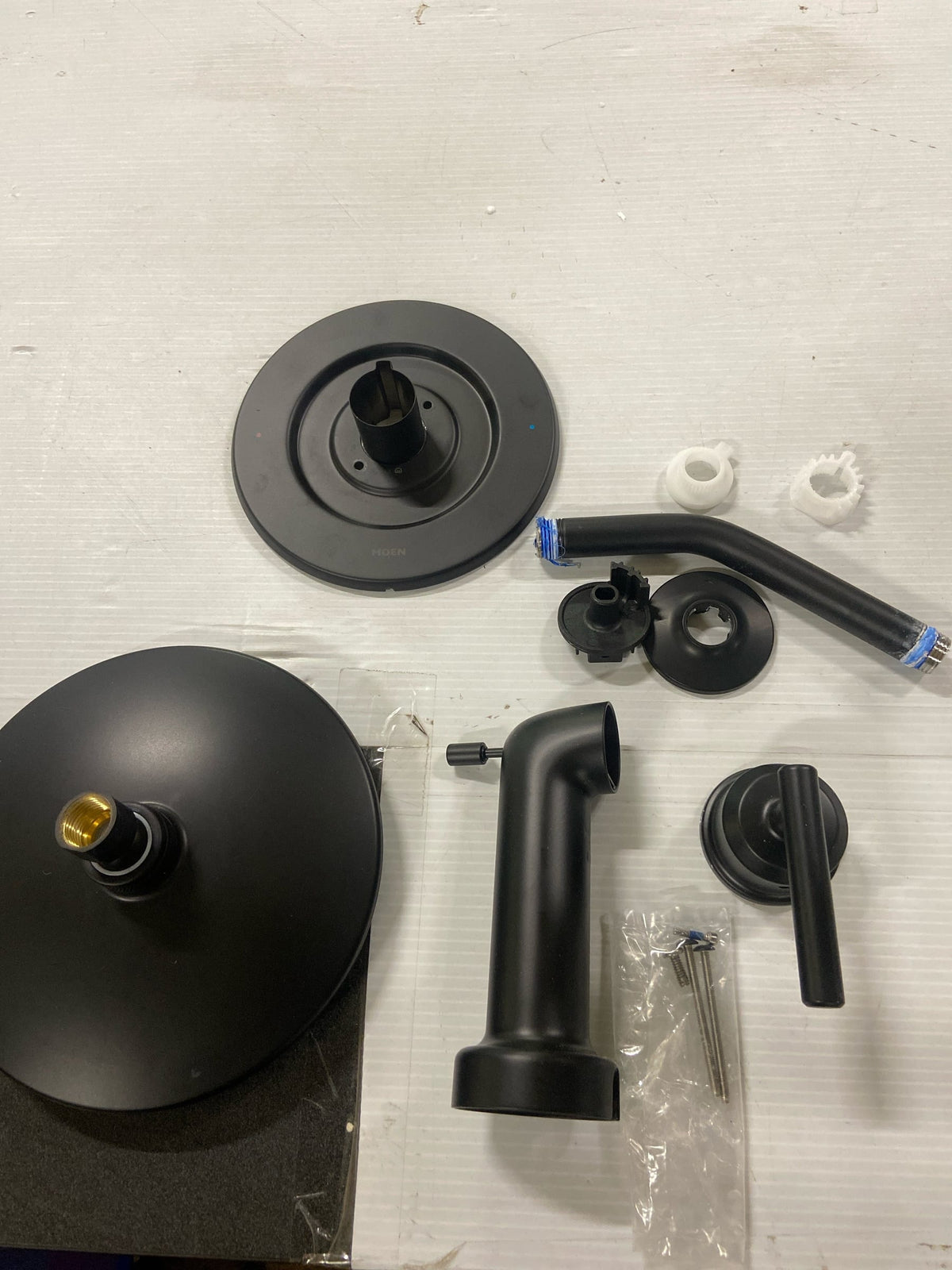 Moen T3003EPBL Gibson Single Function Pressure Balanced Valve Trim Only with Single Lever Handle and Integrated Diverter - Less Rough In - Matte Black