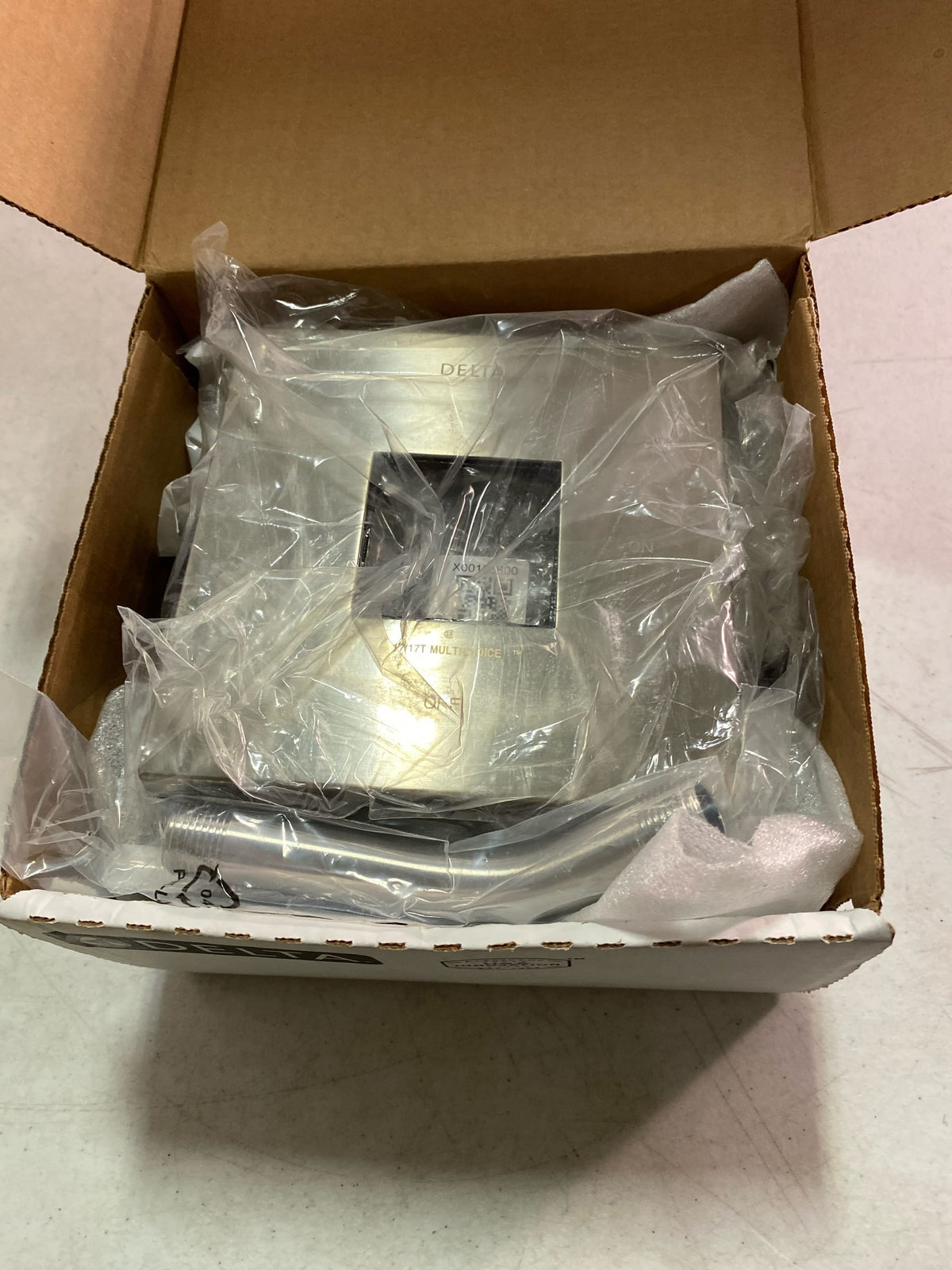 Delta T17243-SS-PR Trillian Monitor 17 Series Dual Function Pressure Balanced Shower Only with Integrated Volume Control - Less Rough-In Valve - Lumicoat Stainless