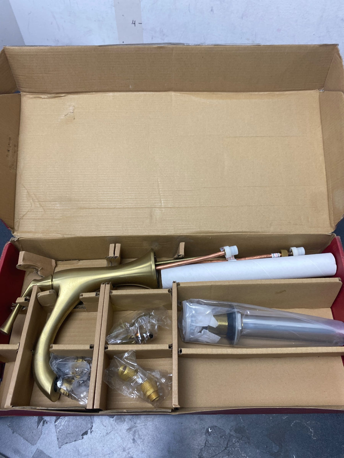 Pfister Lg42-Rh2 Rhen 1.2 GPM Single Hole Bathroom Faucet - Gold