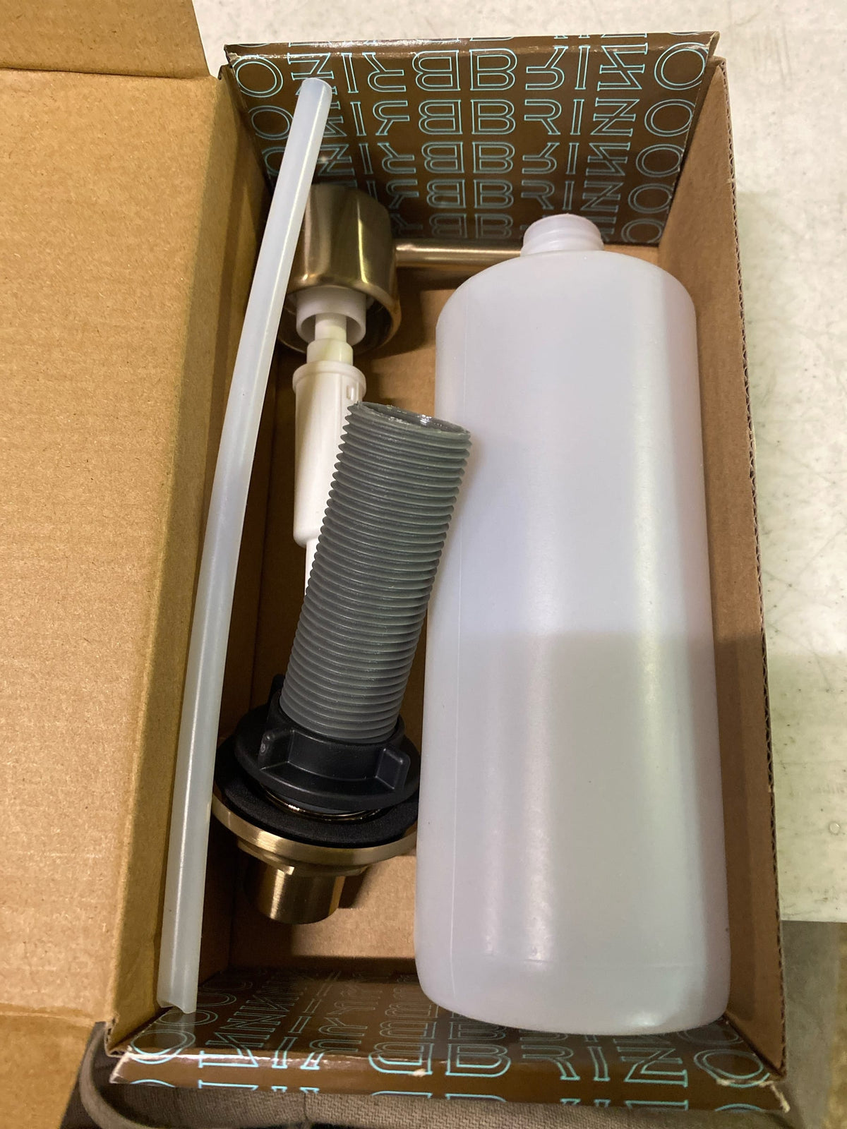 Brizo RP100487GL Rook Soap and Lotion Dispenser - Luxe Gold