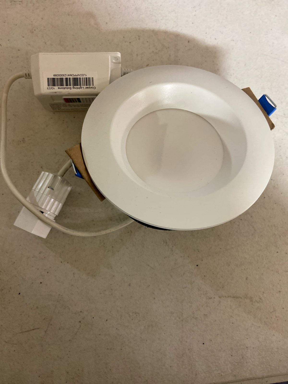 Halo LTQL4069S1EDM QuickLink Low Voltage, 4 in. Selectable CCT 2700-5000K, 600 Lumens, Recessed Canless LED Accessory Downlight, Dimmable