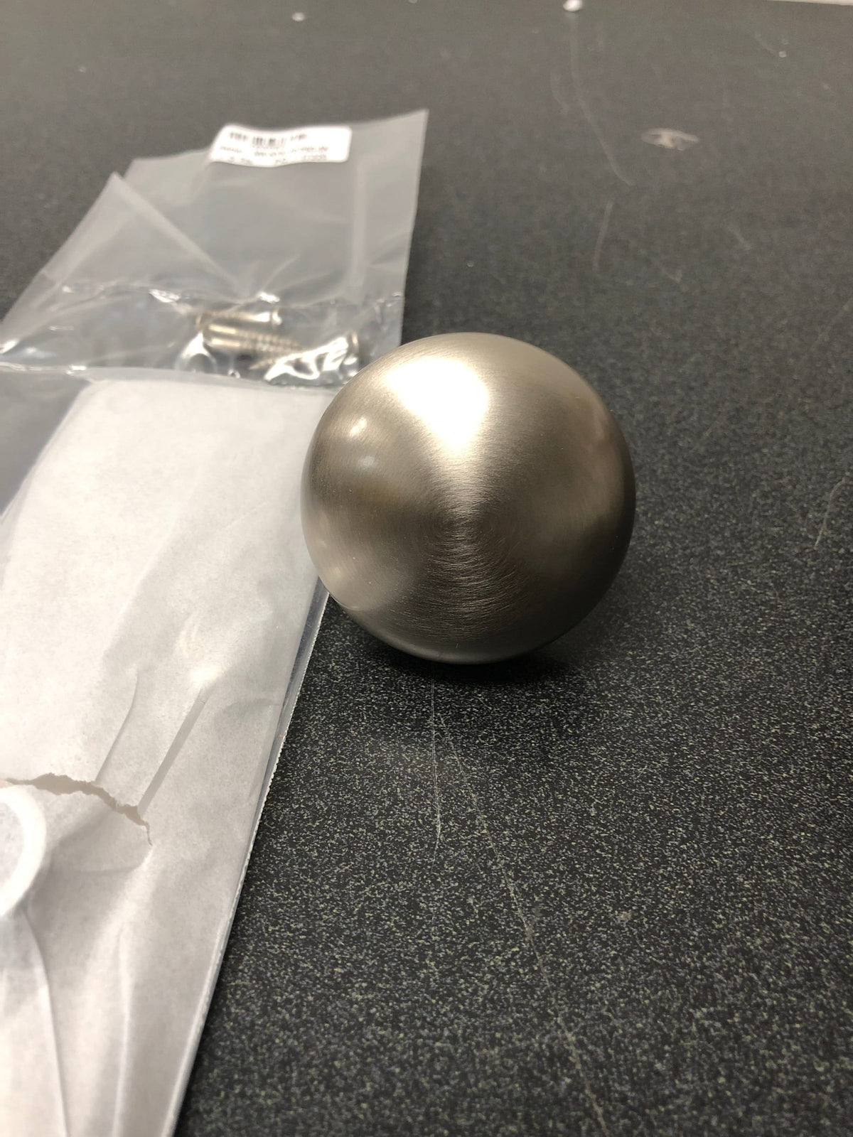 Nostalgic Warehouse 733153 New York Solid Brass Single Dummy Door Knob - Satin Nickel