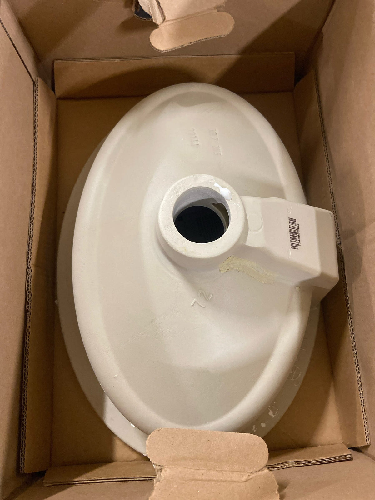 DXV D20115000.415 Pop 18" Oval Vitreous China Undermount Bathroom Sink with Overflow - Canvas White