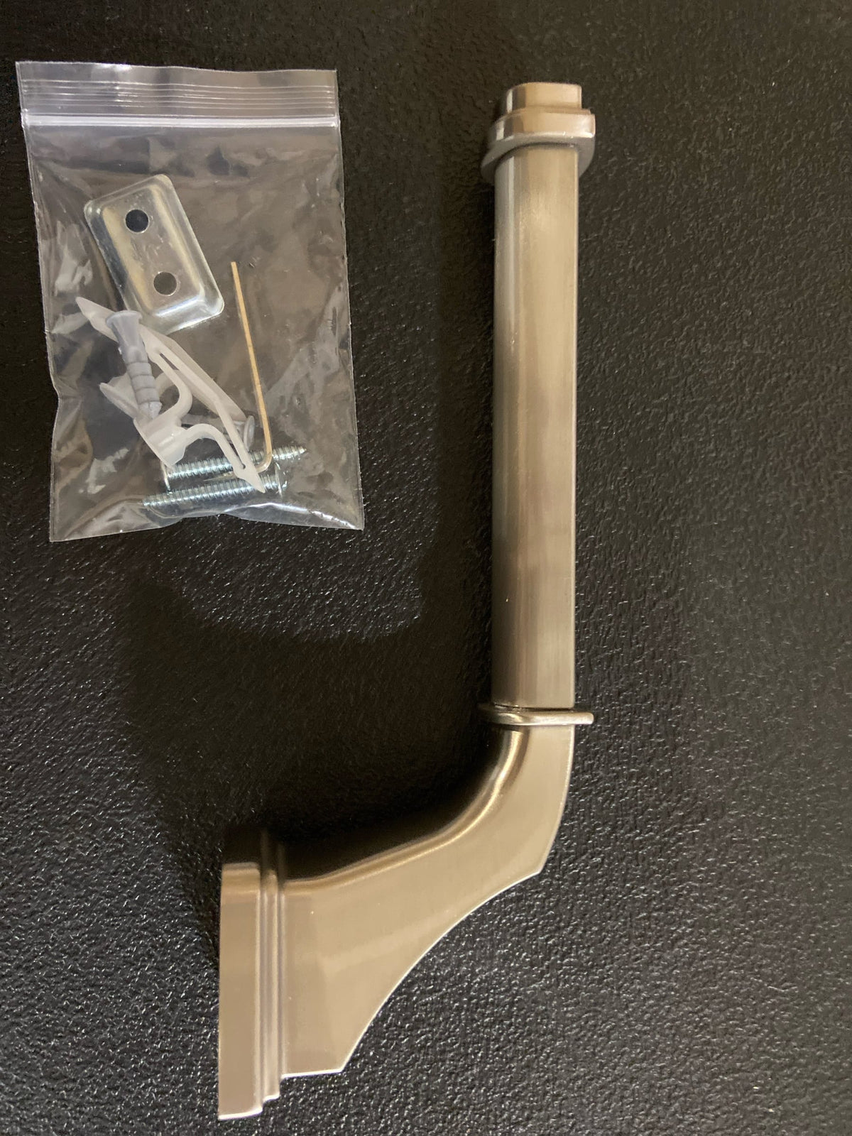 Amerock BH36031G10 Revitalize 7-7/8 in. (200 mm) L Single Post Toilet Paper Holder in Brushed Nickel
