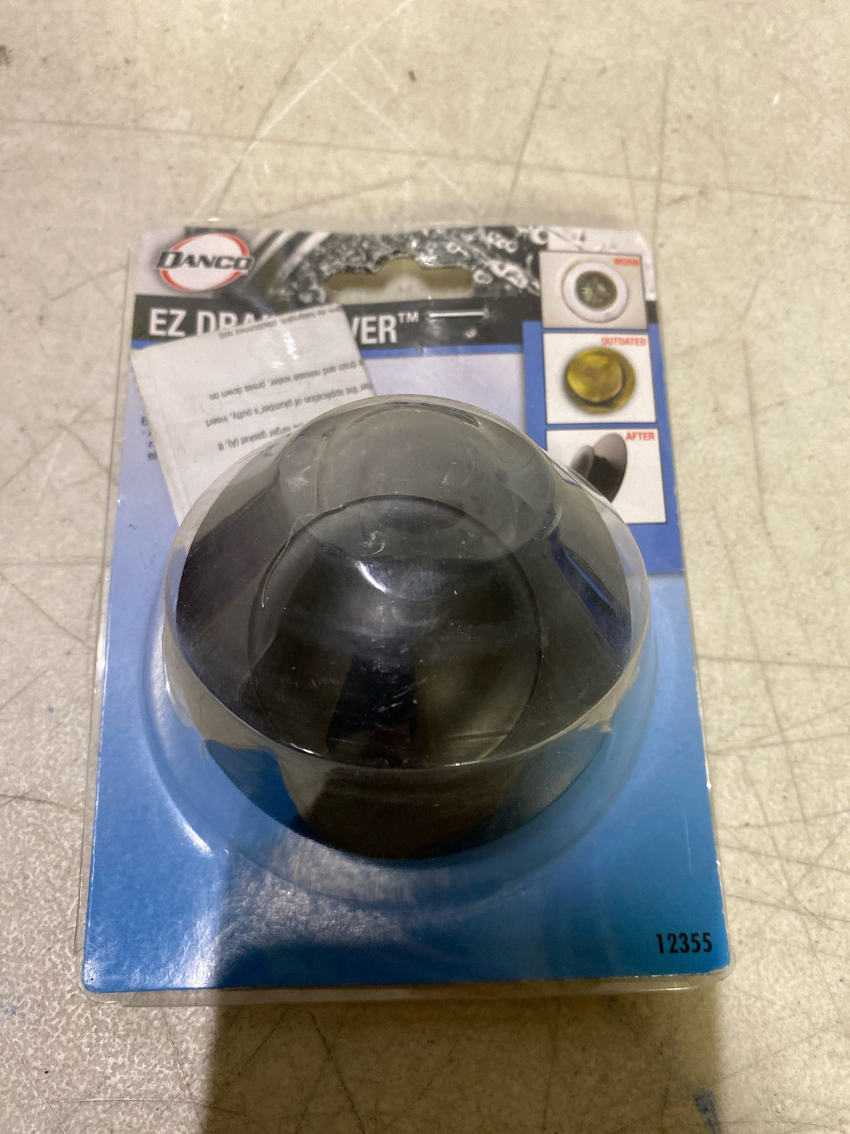 Danco EZ Drain Cover in Matte Black (12355)