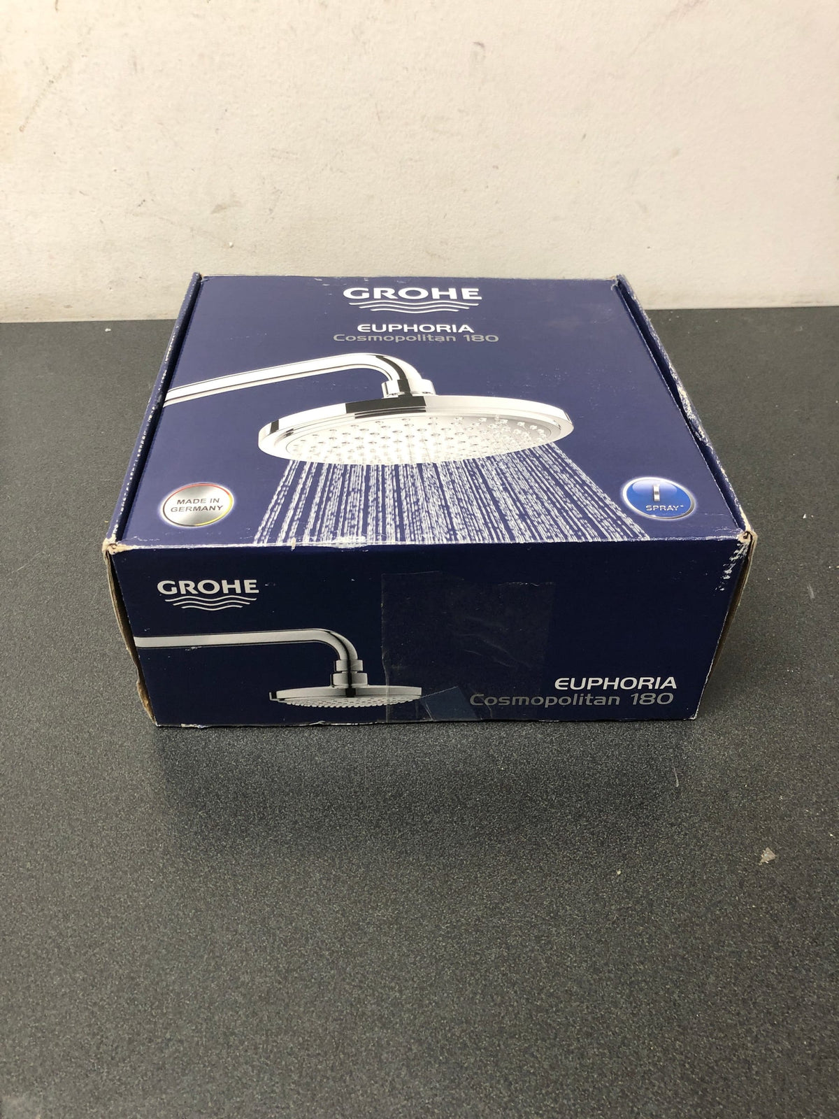 Euphoria Cosmopolitan 7" Rain Shower Head with DreamSpray Technology - 2.5 GPM - Starlight Chrome