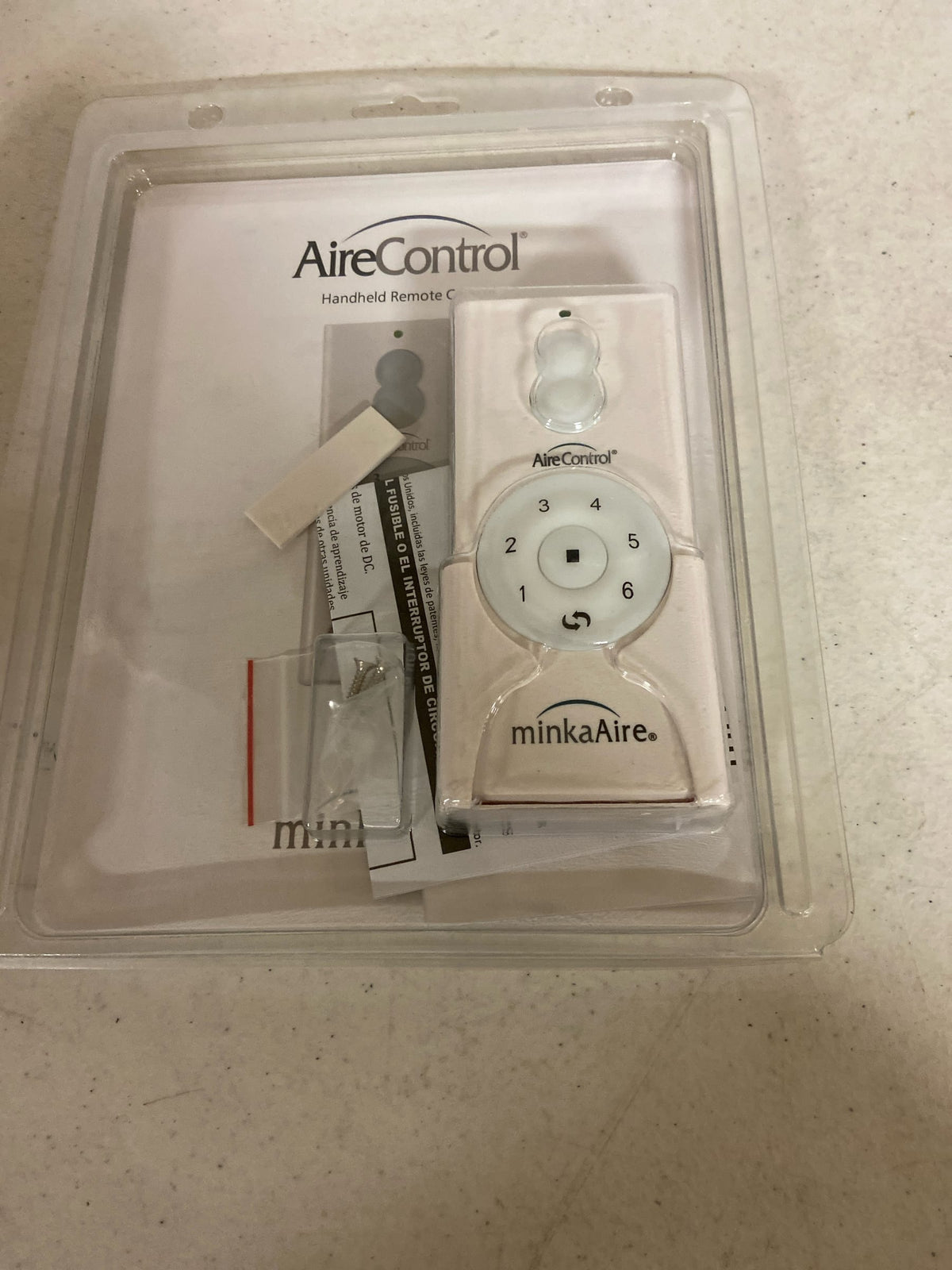 DC Hand HELD Remote Transmitter by Minka-Aire RC1000 in White Finish