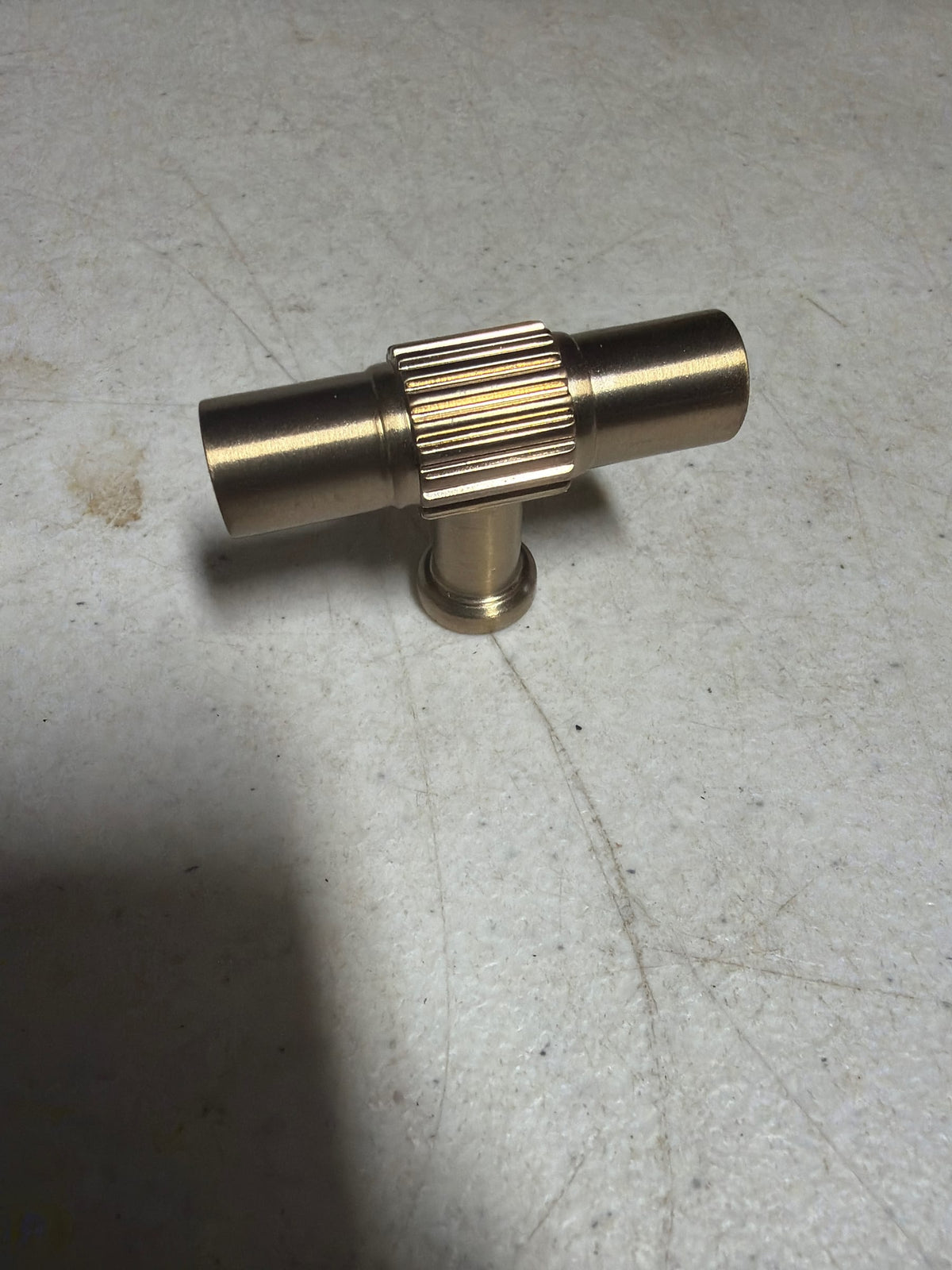 Amerock BP37801CZ Farewind 5/8 Inch Fluted Bar Cabinet Knob - Champagne Bronze