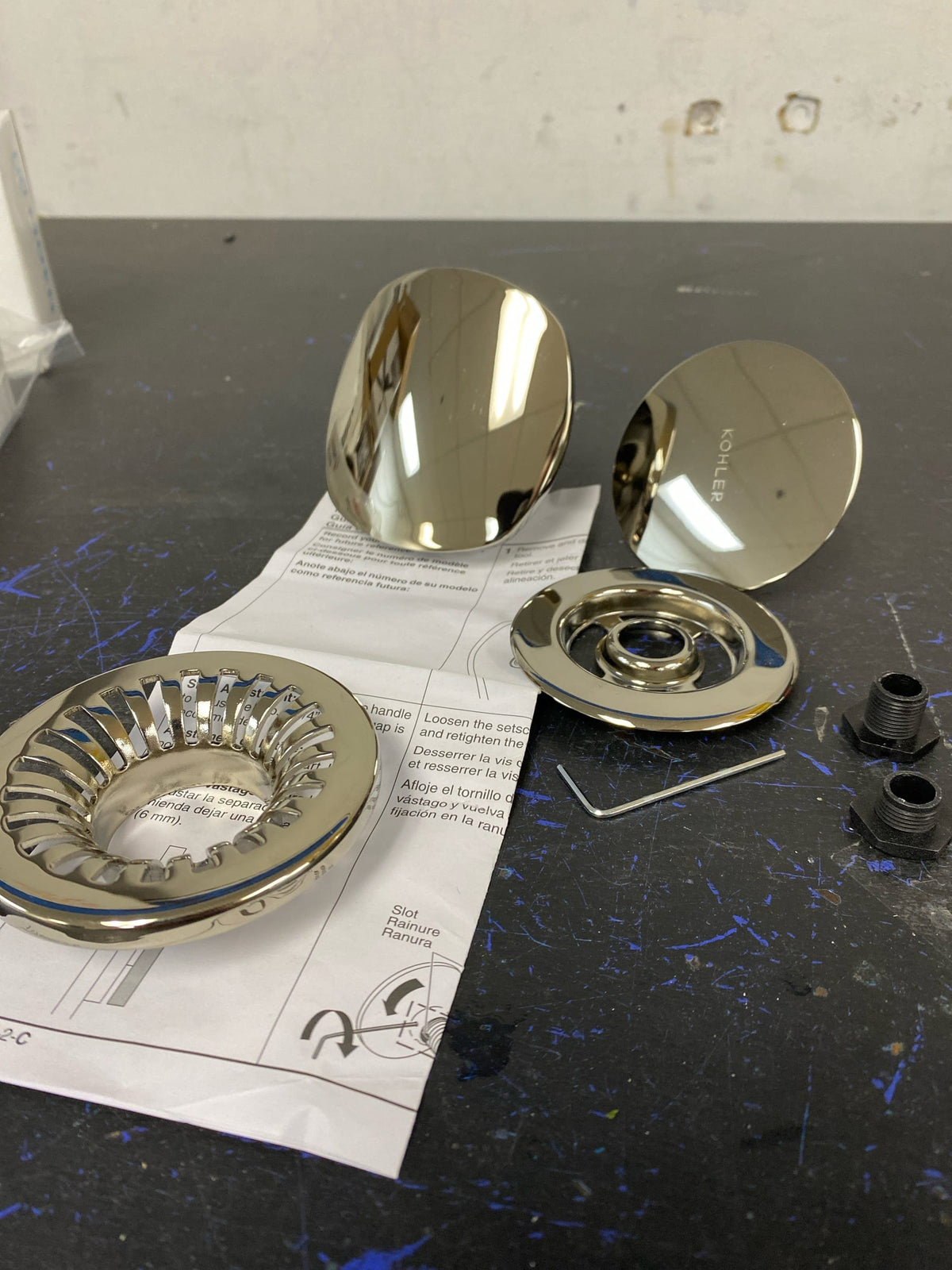 KOHLER PUREFLO BATH DRAIN TRIM - BASIC ROT