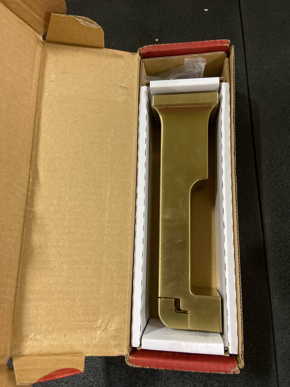 Pfister TBS-02SHWBG Modern Square 8-11/16" Integrated Diverter Tub Spout - Brushed Gold