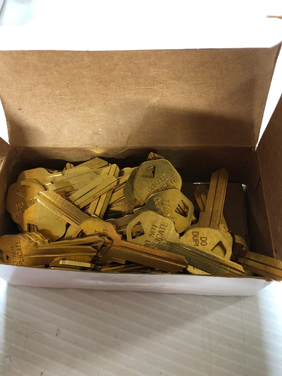 Kwikset 81693-001 Key Blanks Do Not Duplicate Key - Pack of 50 - na