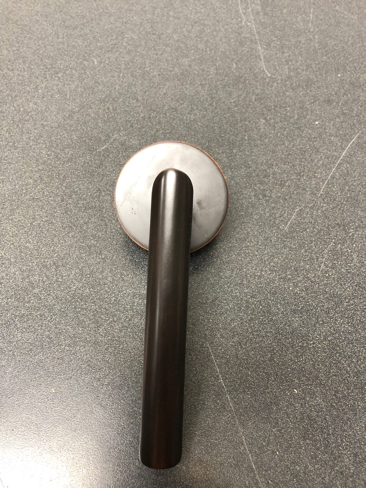 Emtek 5109STUUS10BRH Stuttgart Right Handed Passage Door Lever Set with Disk Rose from the Brass Modern Collection - Oil Rubbed Bronze