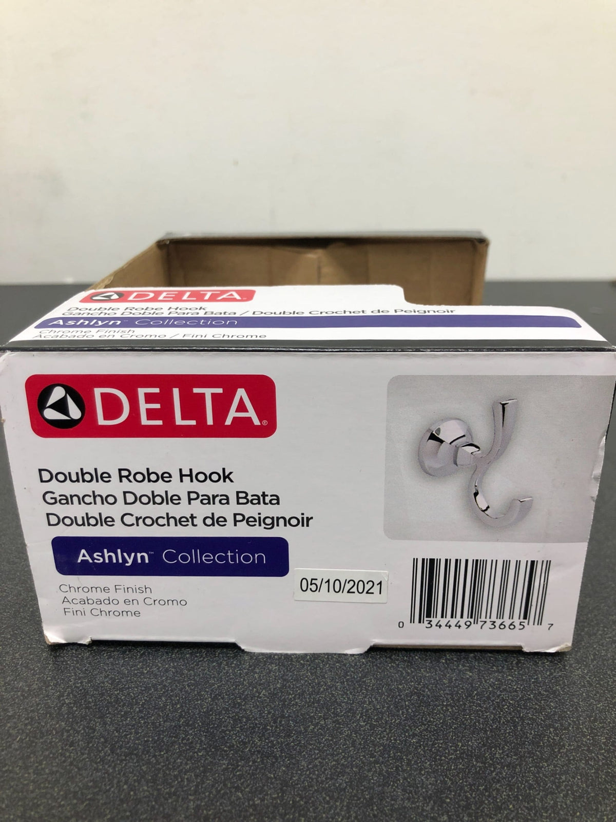 Delta 76435 Ashlyn Double Robe Hook - Chrome