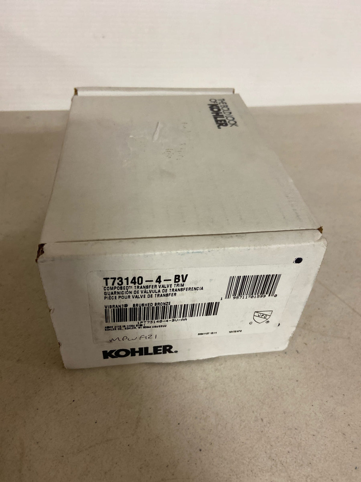 KOHLER T73140-4-BV COMPOSED TRANSFER VALVE TRIM, Vibrant Brushed Bronze
