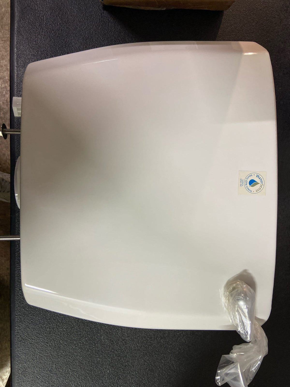 PROFLO PF2412RWH Reston 1.28 GPF Toilet Tank Only with Right-Hand Trip Lever - White