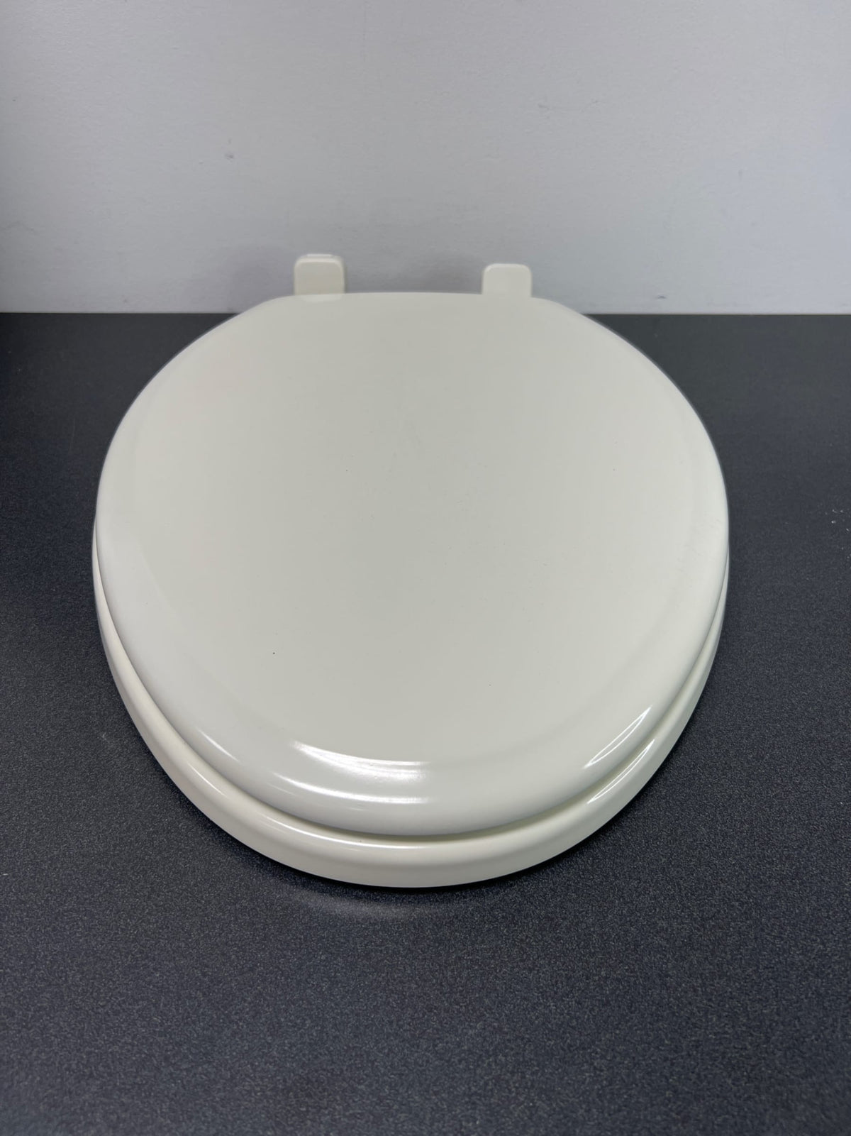Kohler K-20454-96 Ridgewood Elongated Molded Wood Toilet Seat with Quiet-Close - Biscuit
