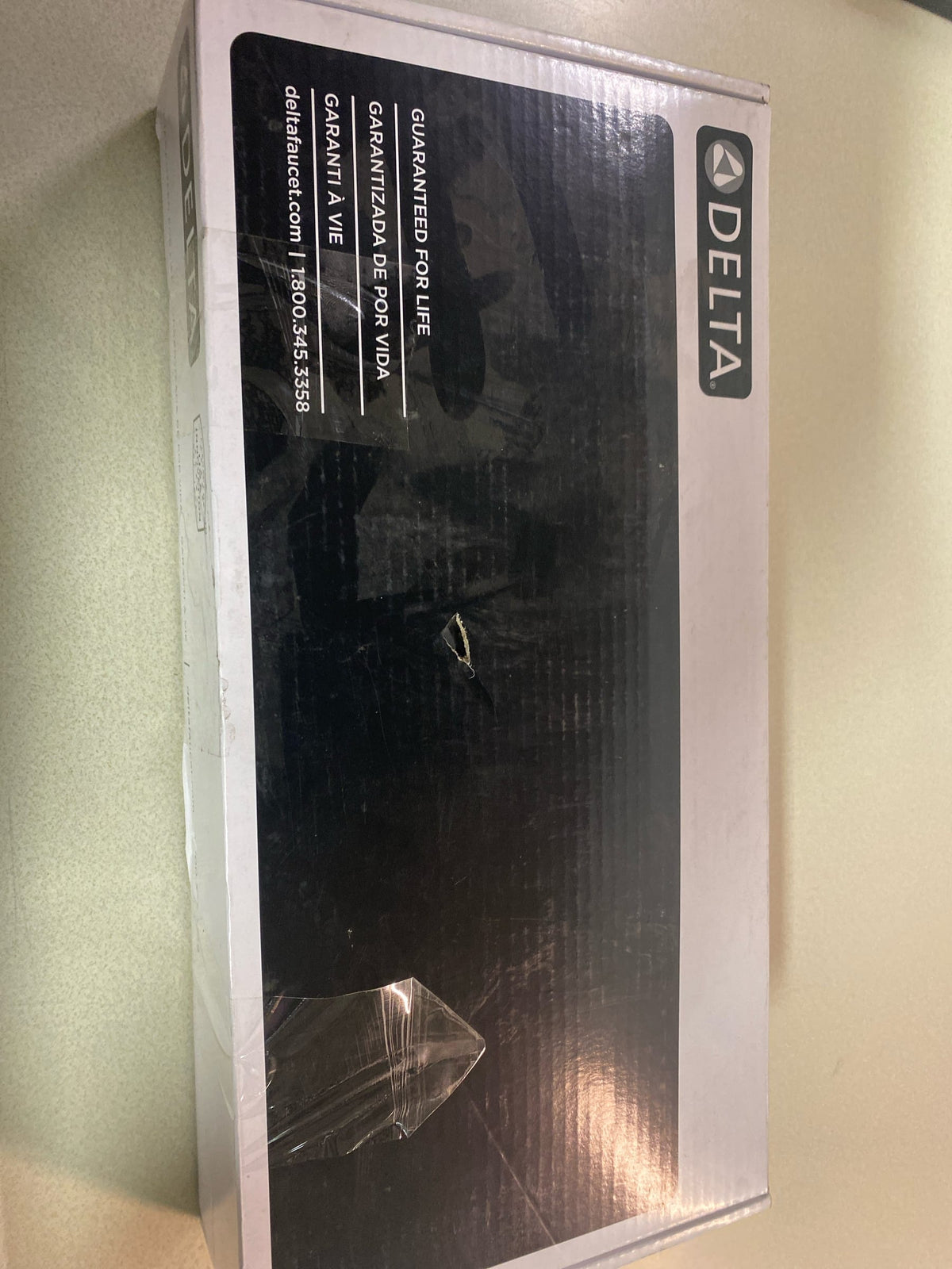 Delta DT041141-KS Decorative P-trap Bottle Trap with 12" Straight Arm and 1-1/4" Connection - Black Stainless
