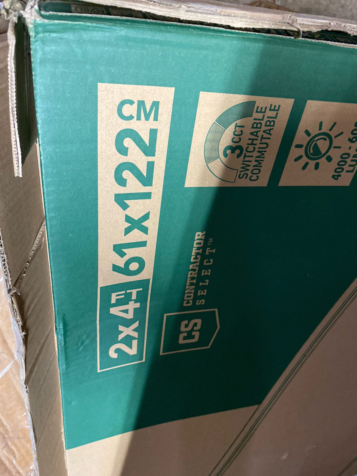 Lithonia Lighting CPANL 2X4 ALO6 SWW7 Contractor Select CPANL 24" x 48" Adjustable Lumen and Color Temperature Commercial LED Panel - White